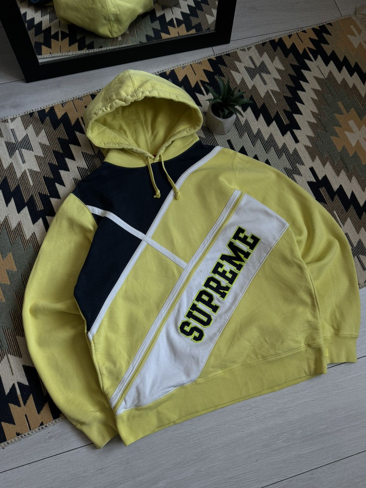 Supreme Supreme Diagonal Logo Hoodie Size US M / EU 48-50 / 2 - 2 Thumbnail