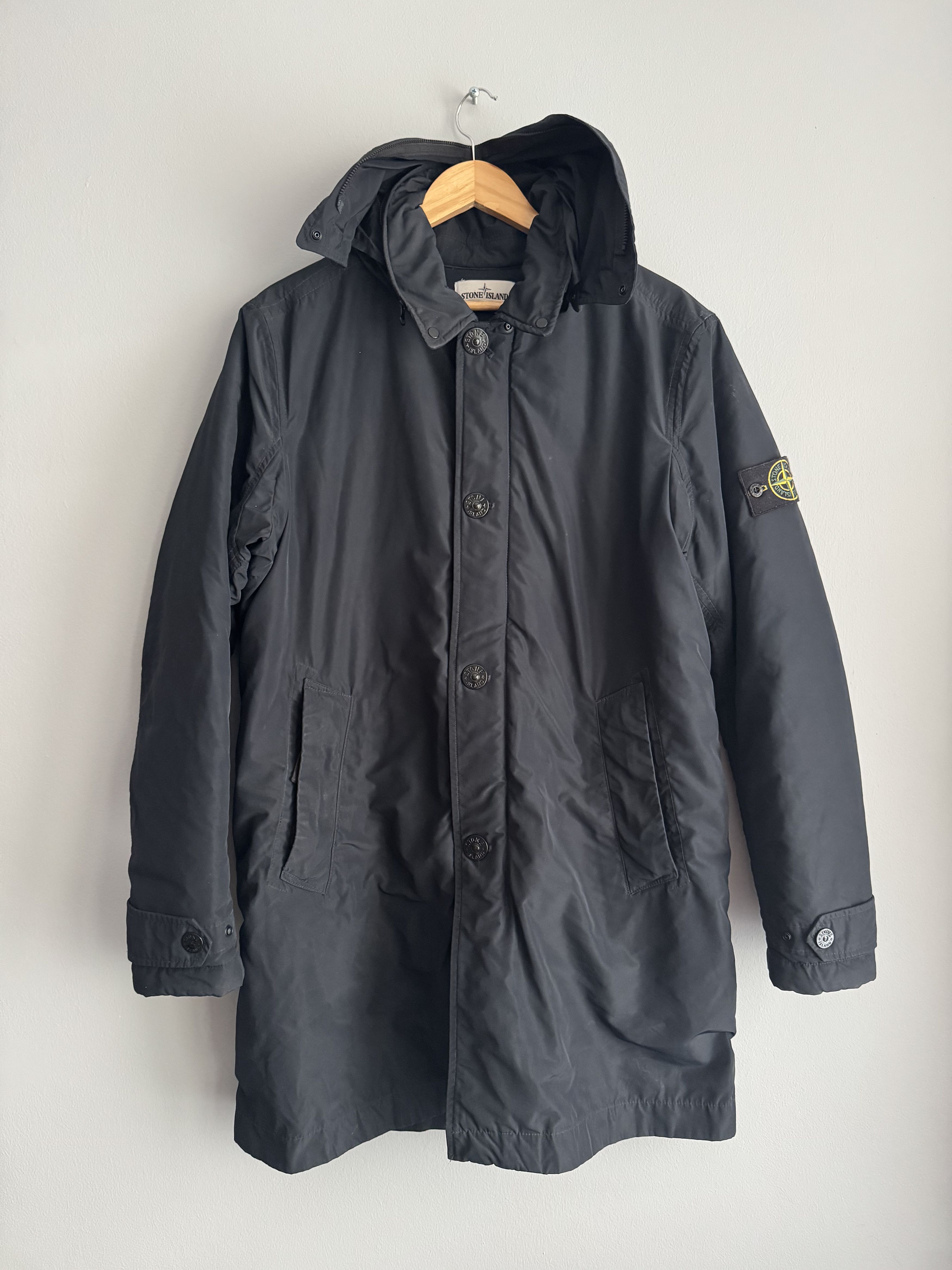Stone Island Stone Island Micro Reps Primaloft Long Coat Navy david rare Size US L / EU 52-54 / 3 - 2 Thumbnail