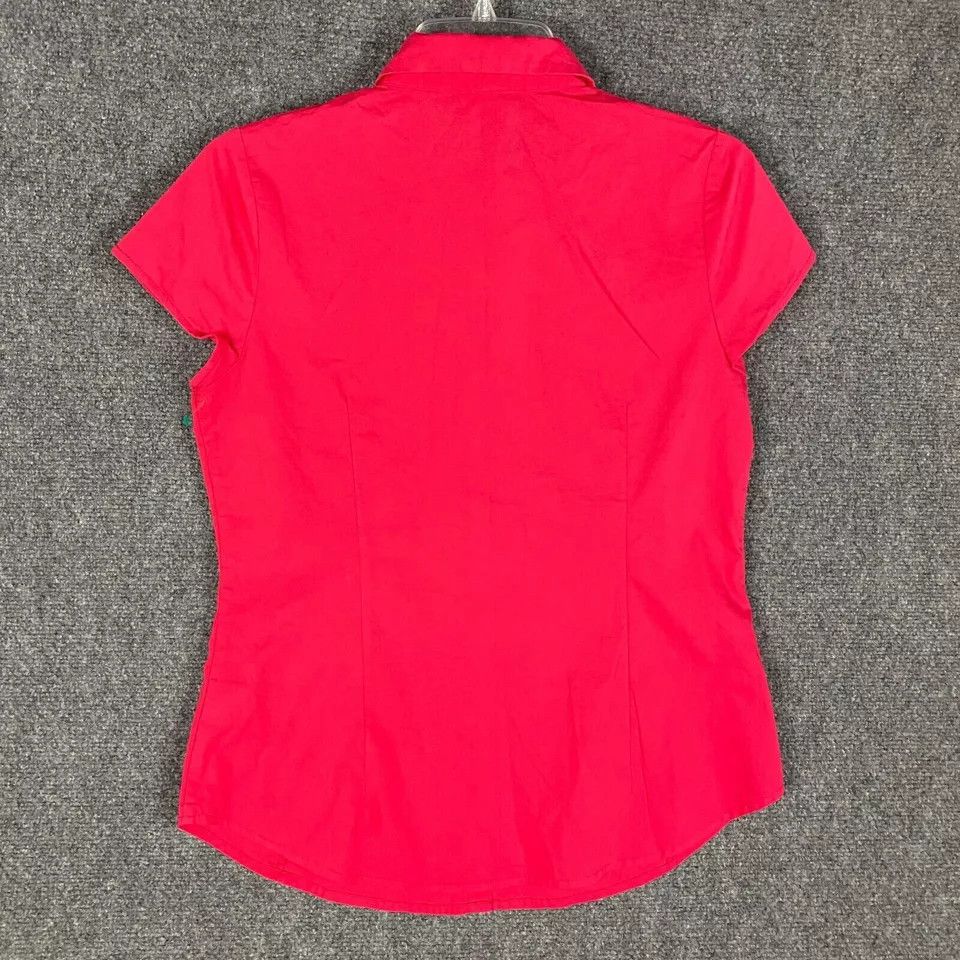 Worthington Worthington Button Up Top Women's Medium Pink Cotton M Size M / US 6-8 / IT 42-44 - 7 Thumbnail
