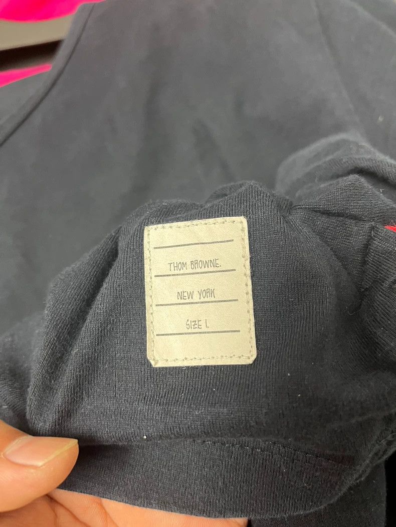 Thom Browne Thom browne Short-sleeved round-neck T-shirt 2504-Nextarrow Size US S / EU 44-46 / 1 - 6 Thumbnail