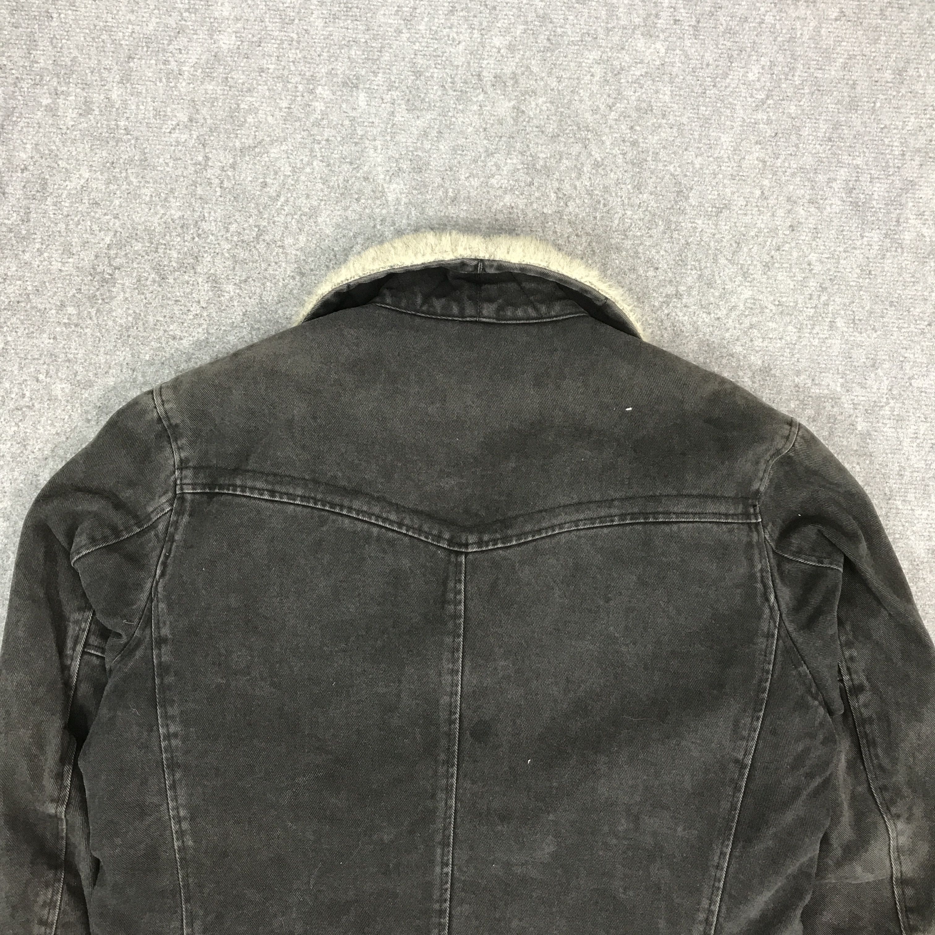 BIGI × Japanese Brand MEN’S BIGI JAPAN FUR DENIM SNAP BUTTON JACKET Size US L / EU 52-54 / 3 - 4 Thumbnail