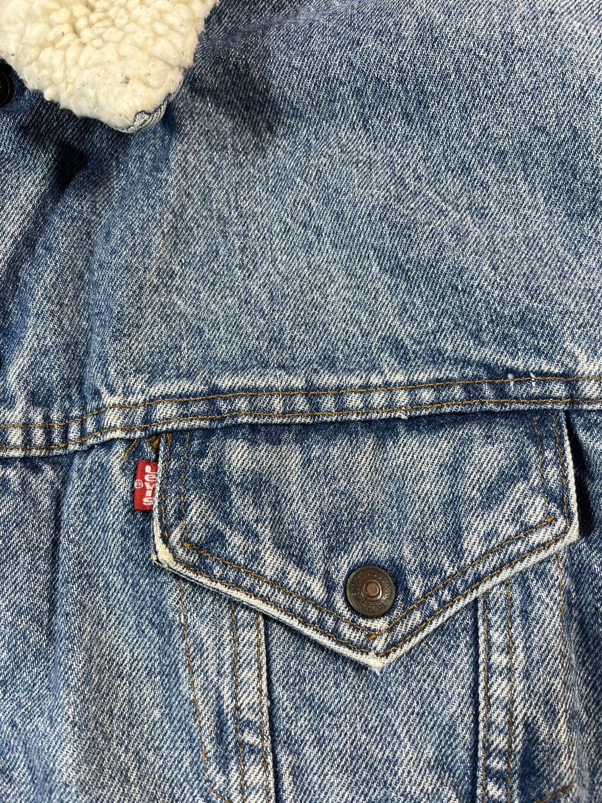 Levi's Vintage 70-80s Levi’s Sherpa Jacket – Made in USA Size US L / EU 52-54 / 3 - 4 Thumbnail