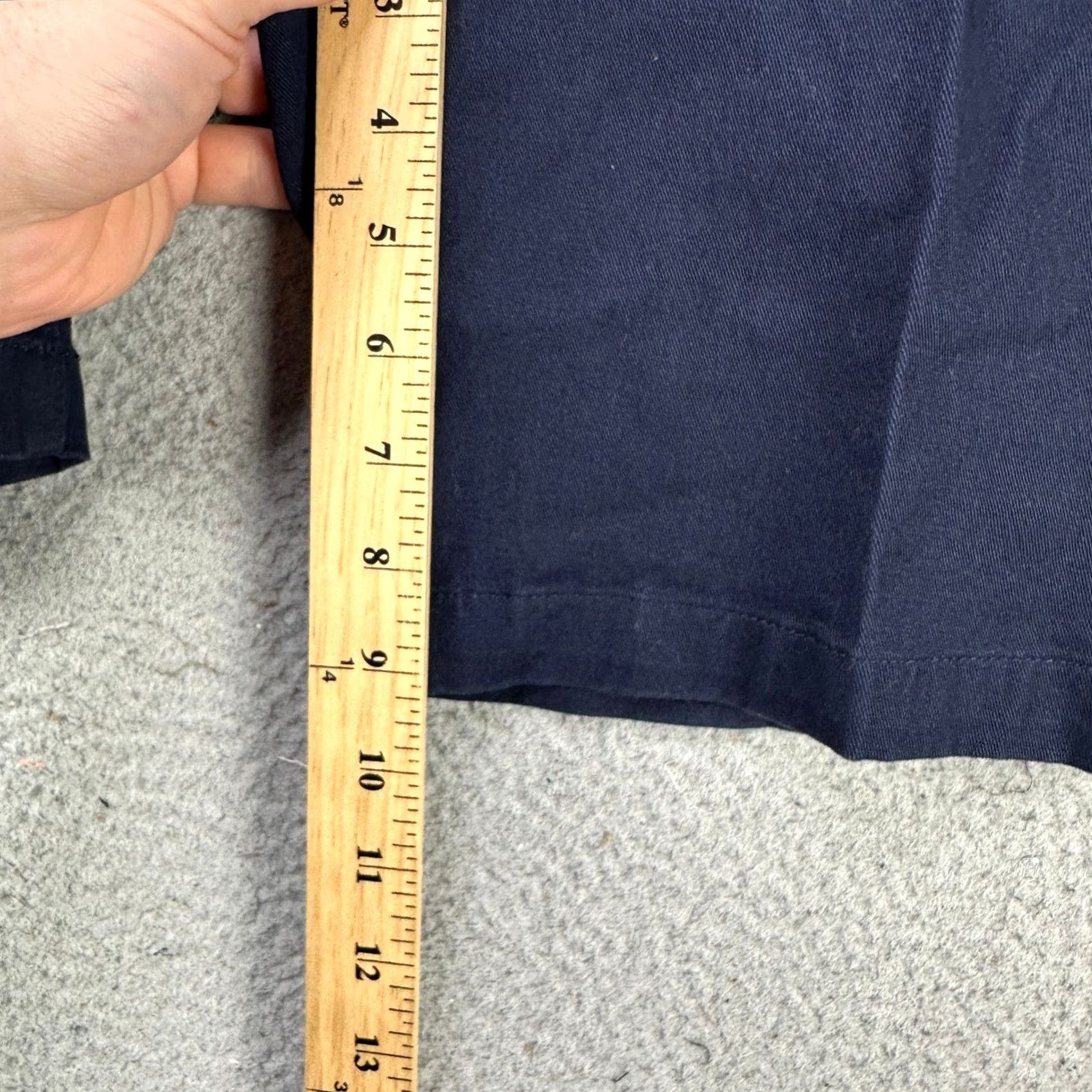 Dockers Dockers Mens Khakis Shorts 30 Navy Blue Performance Stretch Flat Front NEW Size US 30 / EU 46 - 7 Thumbnail
