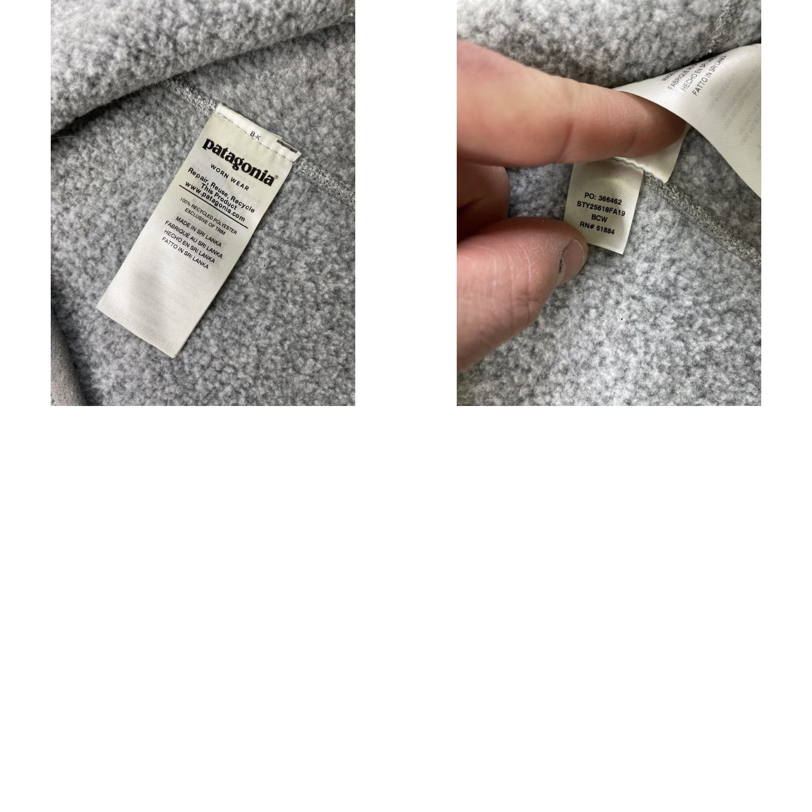 Patagonia Patagonia Better Sweater 1/4 Zip Fleece Birch White Pullover Women’s Small Size S / US 4 / IT 40 - 8 Thumbnail