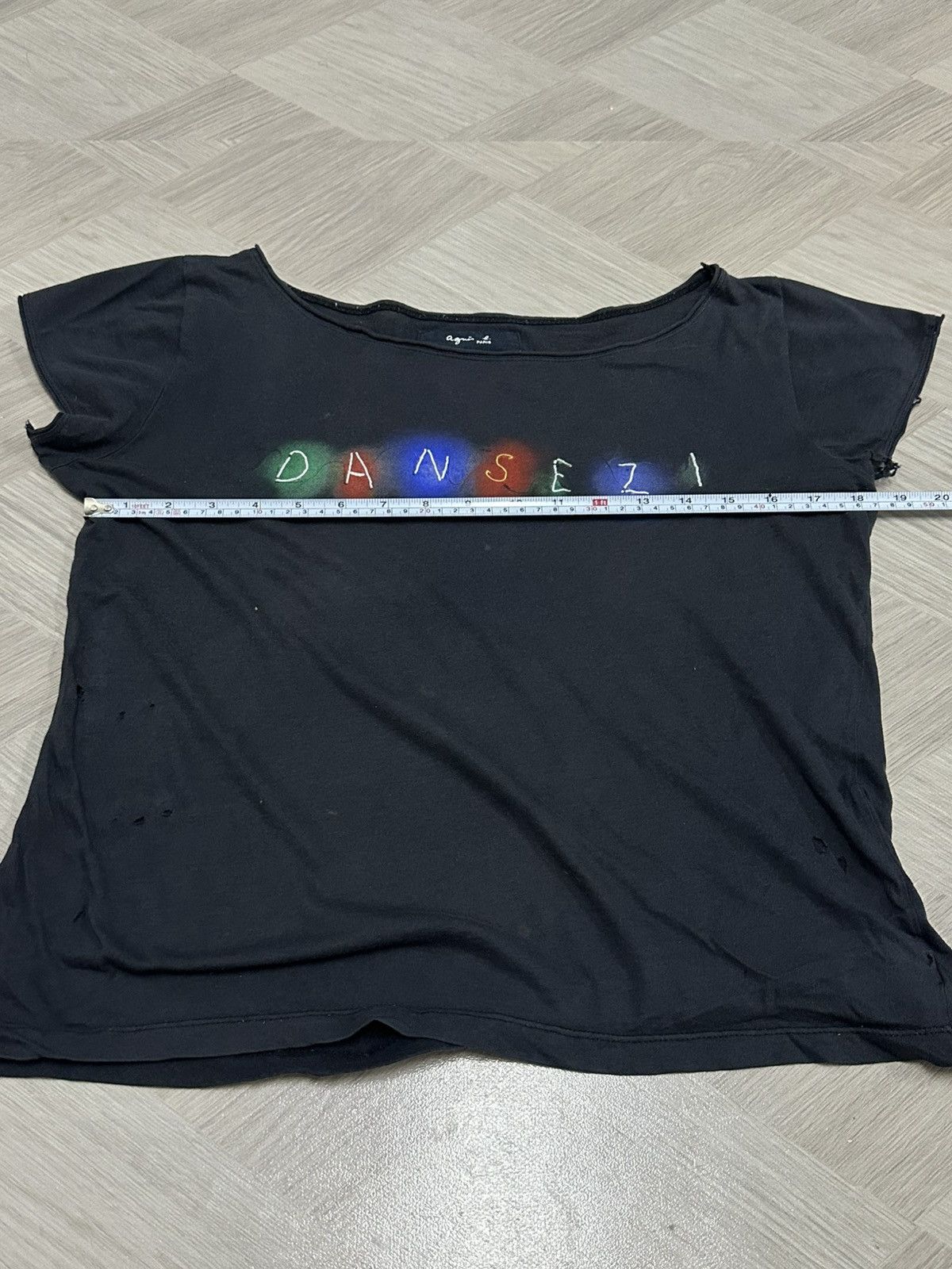 agnes b. Agnes B. X Claude Leveque “ Dansez ” Distressed Tee Size US XS / EU 42 / 0 - 12 Thumbnail