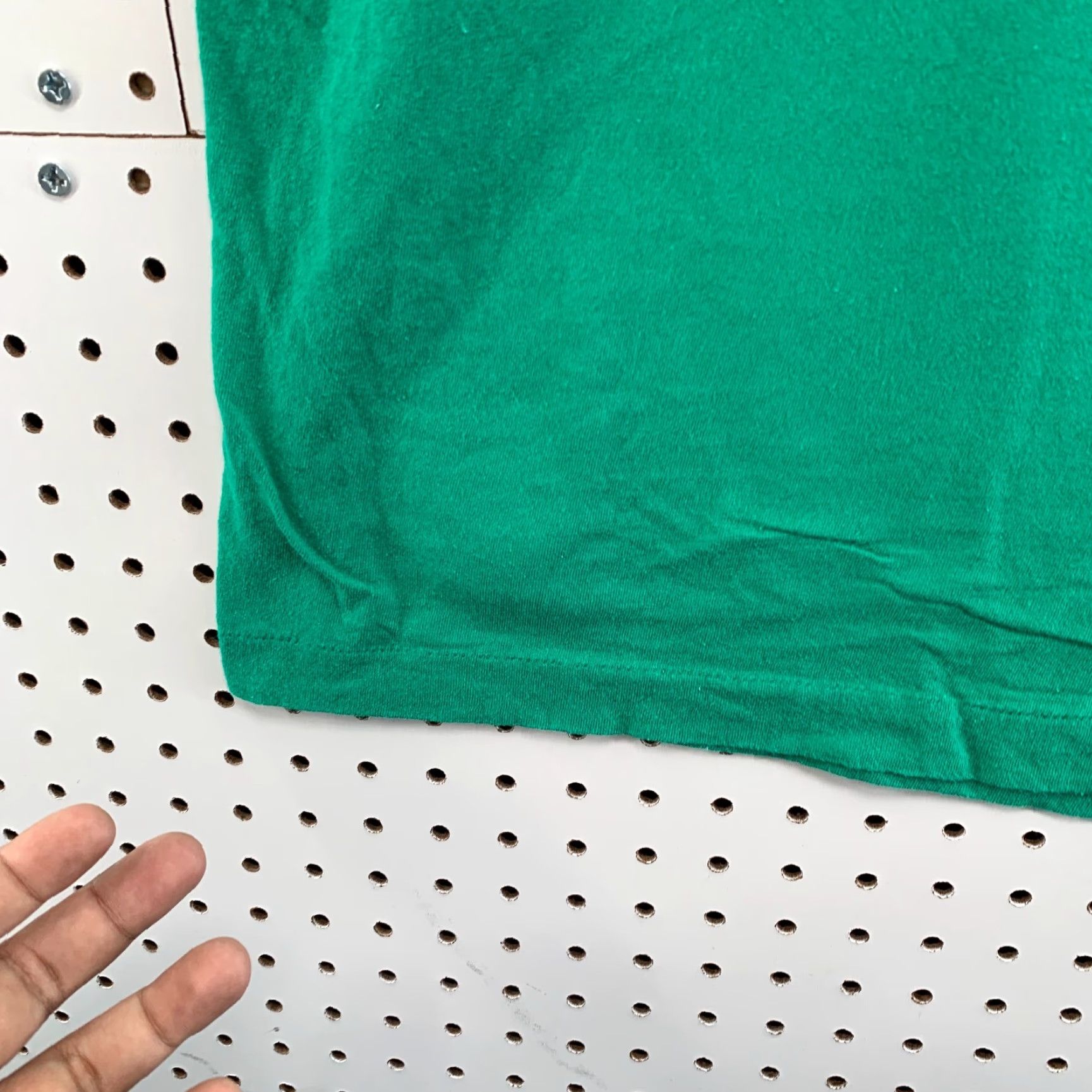 Fruit Of The Loom VINTAGE Green Mens XL Short Sleeve Pocket Shirt 90s Fruit of the Loom T-Shirt Size US XL / EU 56 / 4 - 7 Thumbnail