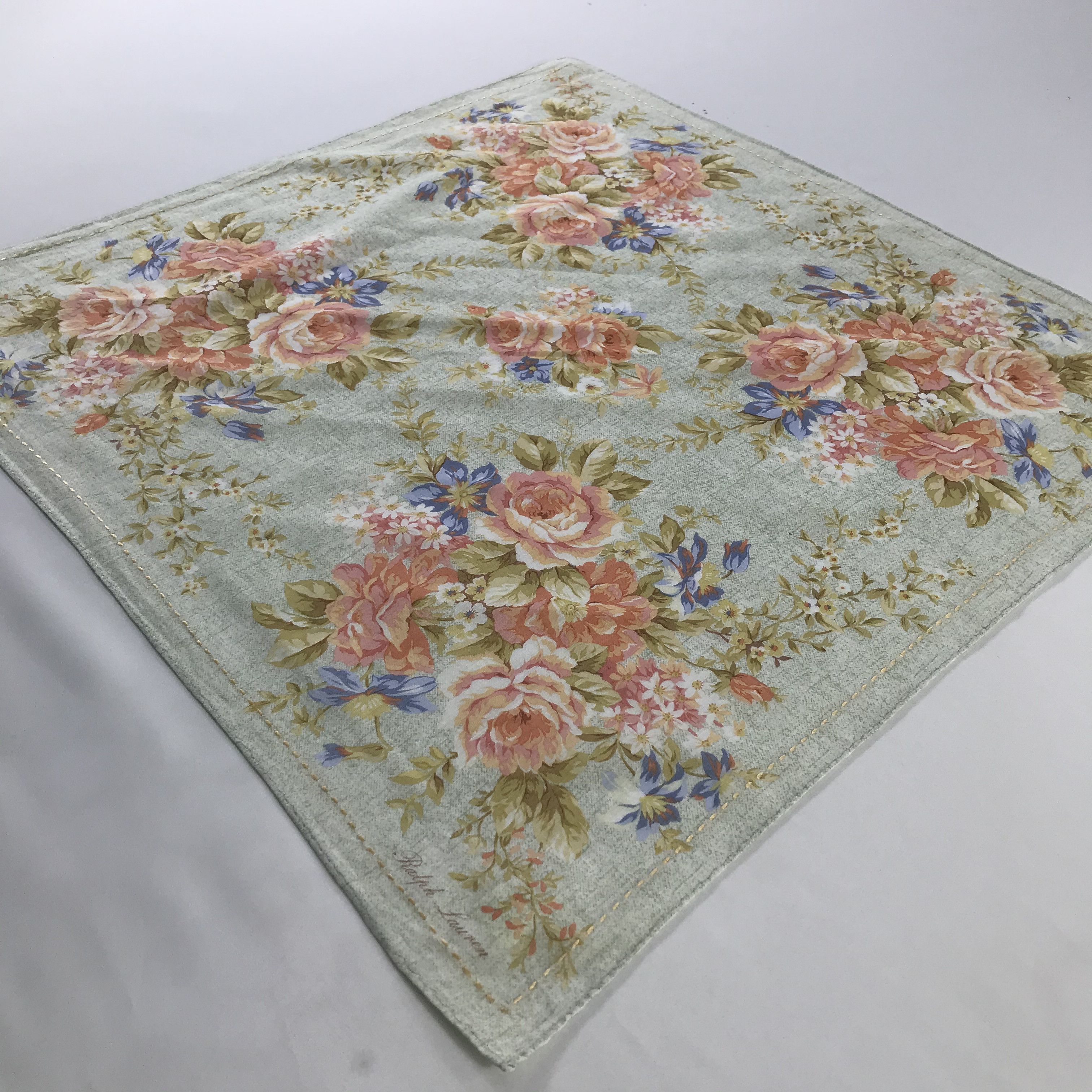 Ralph Lauren × Vintage Ralph Lauren Bandana / Handkerchief / Neckerchief - S441 Size ONE SIZE - 2 Thumbnail