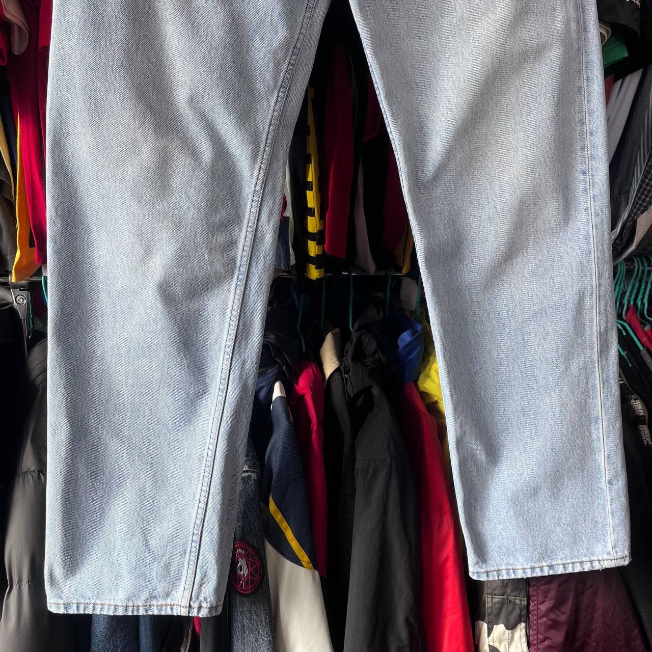 Levi's Vintage 90s Levis 501 Blue Denim Pants Made in USA Size US 40 / EU 56 - 9 Thumbnail