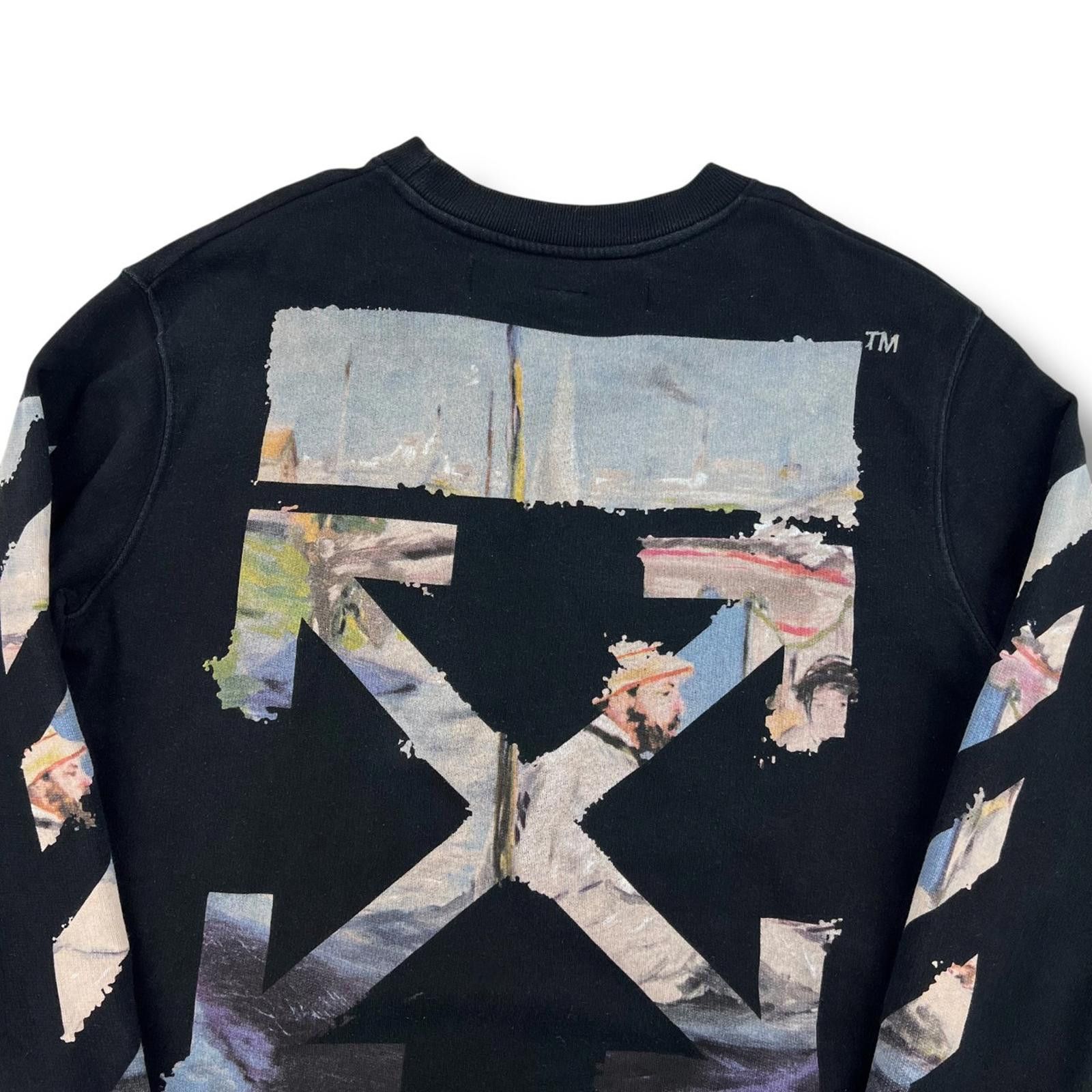 Off-White Off-White Monet Arrows Black Sweatshirt Size US M / EU 48-50 / 2 - 1 Thumbnail