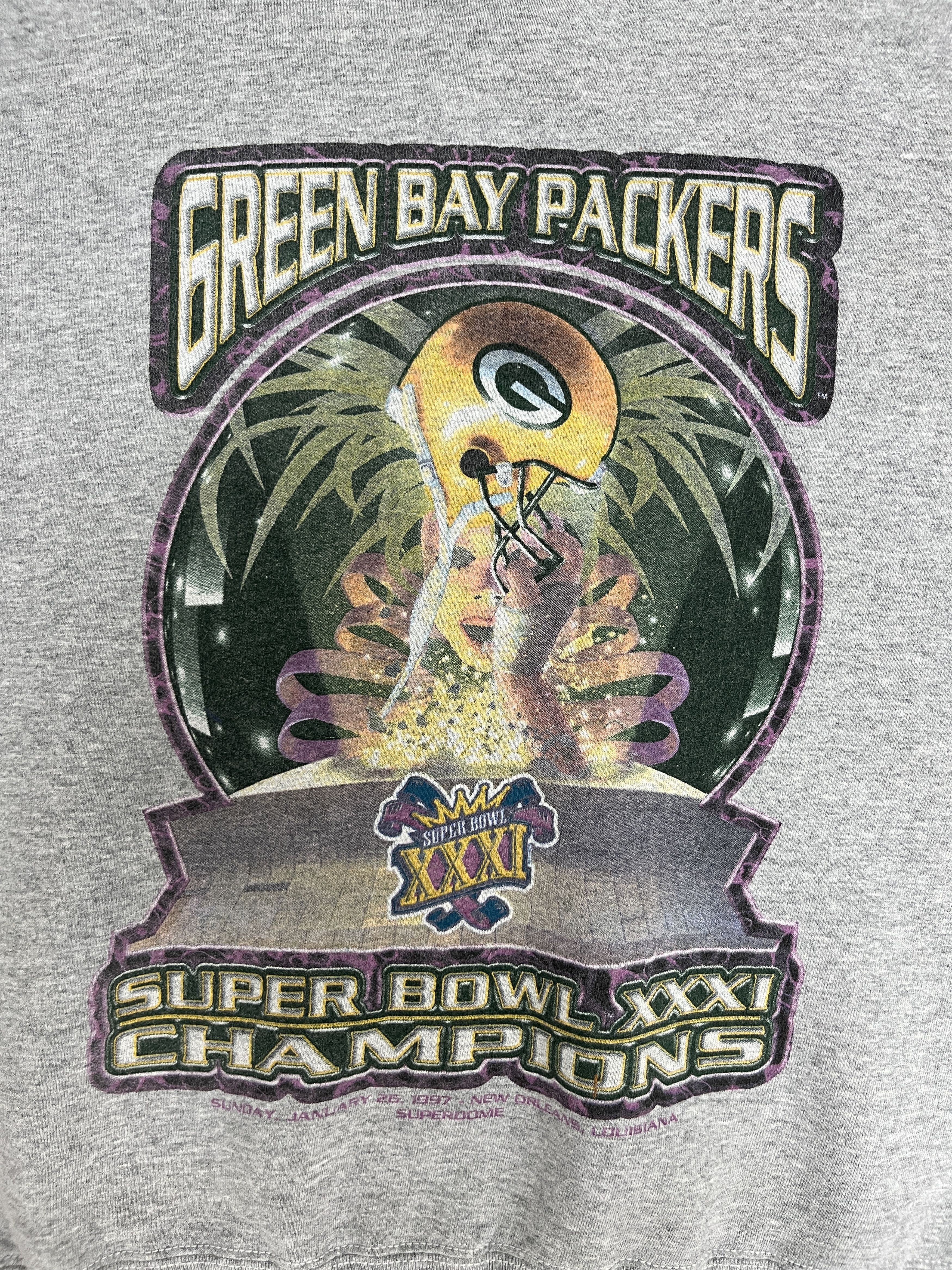 Starter × Vintage Green Bay Packers Super Bowl XXXI Champions Vintage Crewneck Size US L / EU 52-54 / 3 - 2 Thumbnail