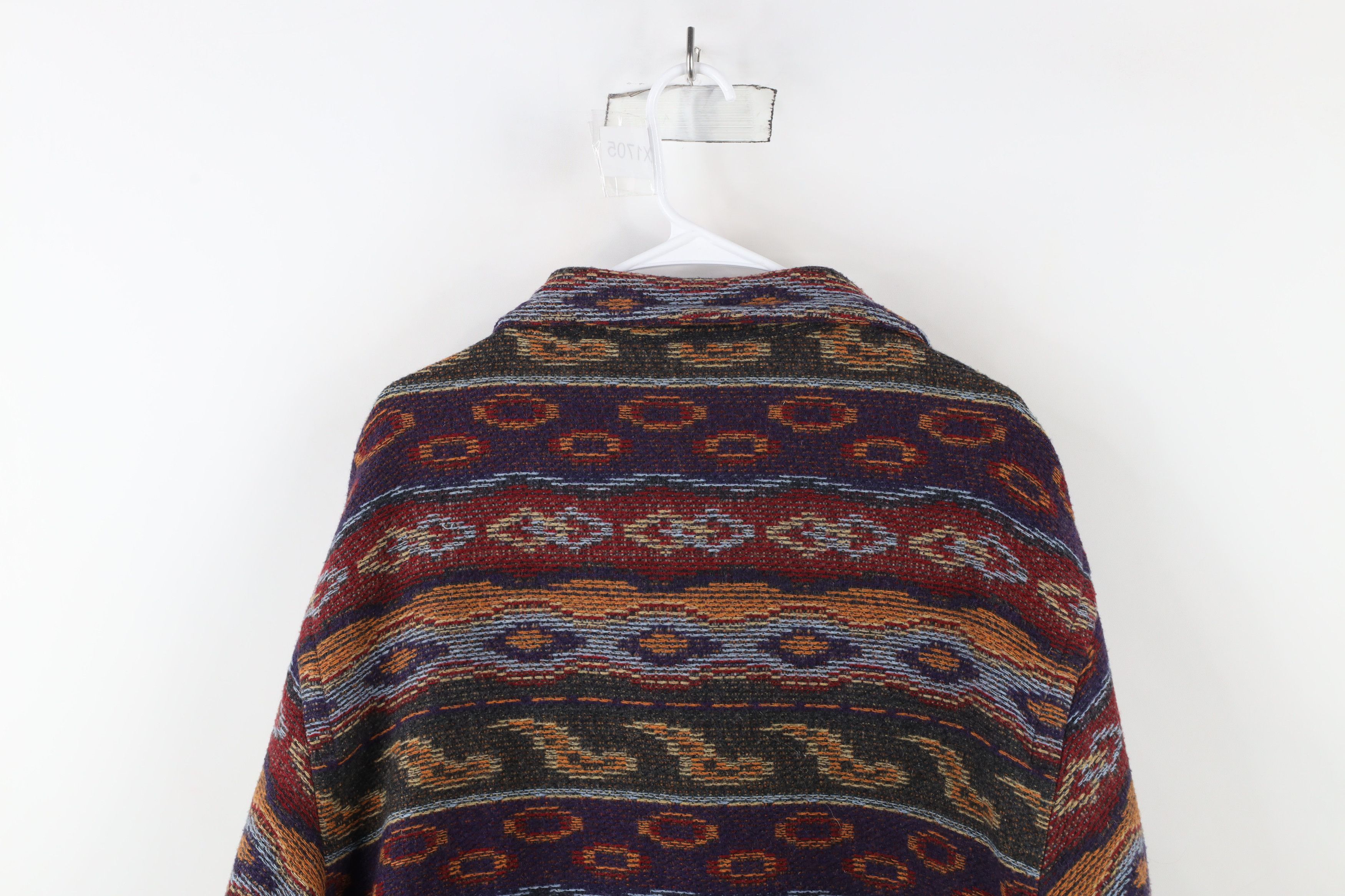 Vintage Vintage 90s Streetwear Rainbow Southwestern Blazer Jacket Size L / US 10 / IT 46 - 15 Thumbnail