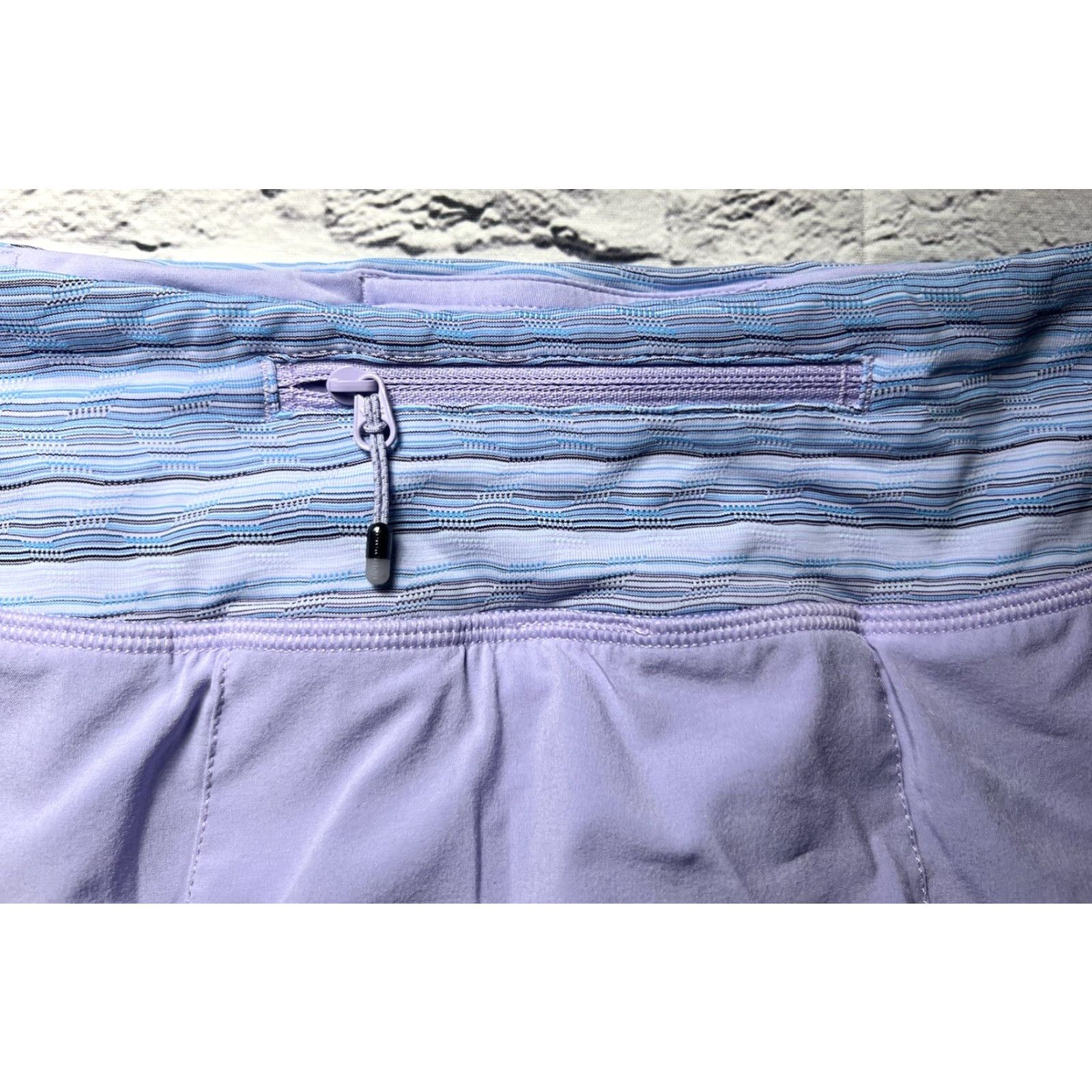 Lululemon Lululemon Skirt Skort White Purple Mid Rise 2 Short Running Womens Size 2 Size 26" / US 2 / IT 38 - 5 Thumbnail