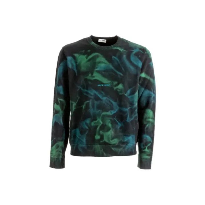 Saint Laurent Paris Saint Laurent Tie-Dye Logo Sweatshirt Size US XS / EU 42 / 0 - 1 Thumbnail