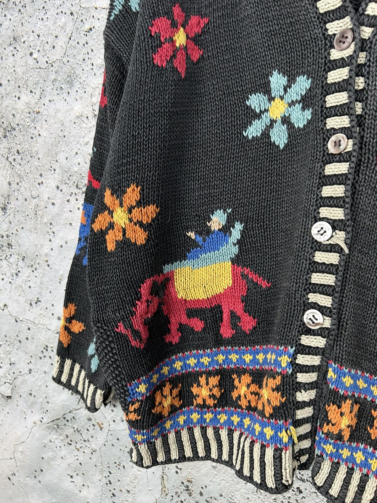 Vintage Vintage Handmade Japan Style Cardigan Alternative Archive Size US L / EU 52-54 / 3 - 4 Thumbnail