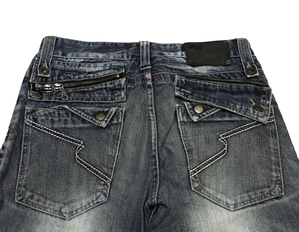 semanticdesign Very Rare Vintage Brand Semantic Design Flared Jeans 1990s Size US 31 - 4 Thumbnail