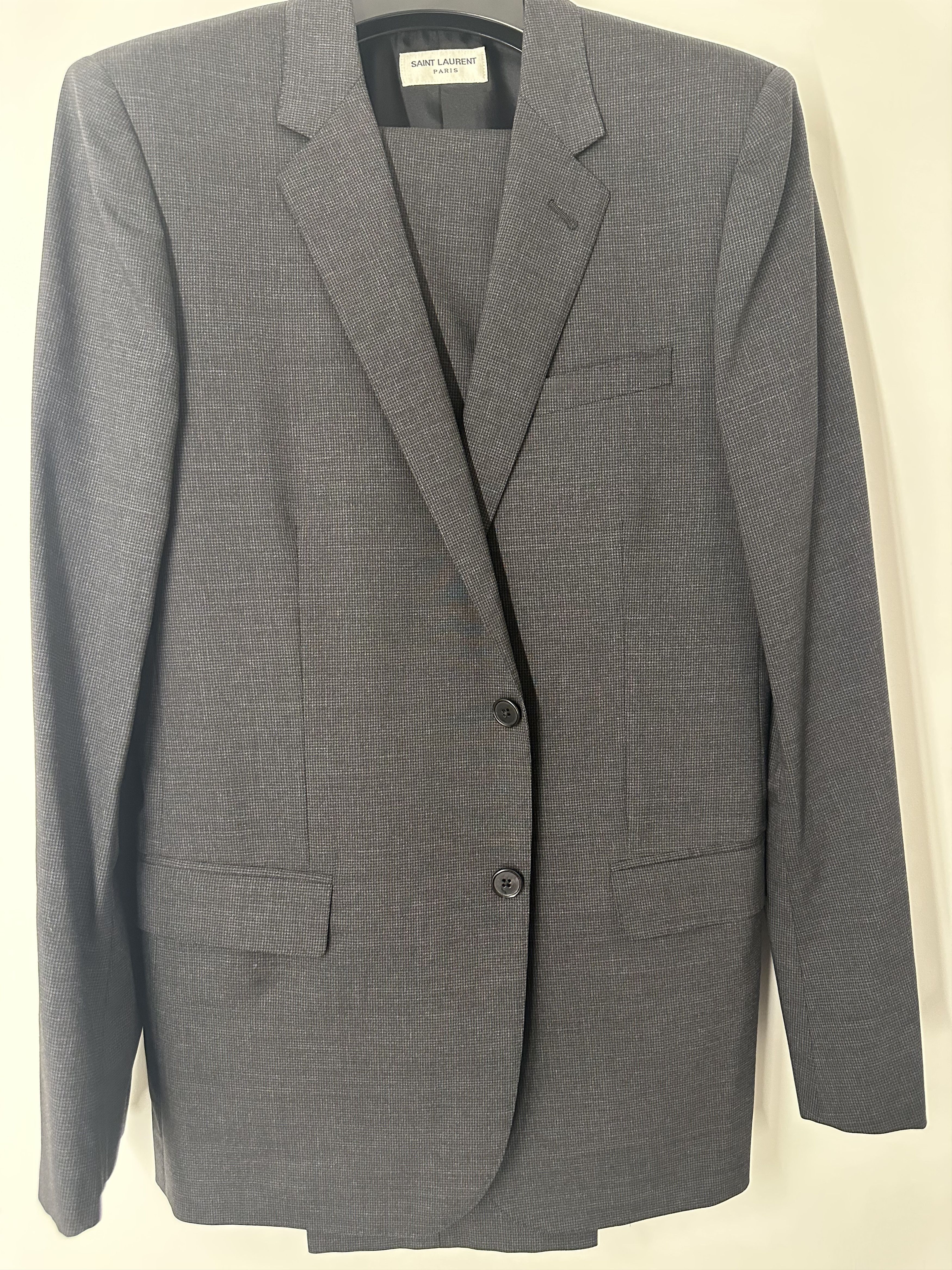 Saint Laurent Paris Saint Laurent Hedi Slimane Suit SS13 Size 40R - 1 Thumbnail