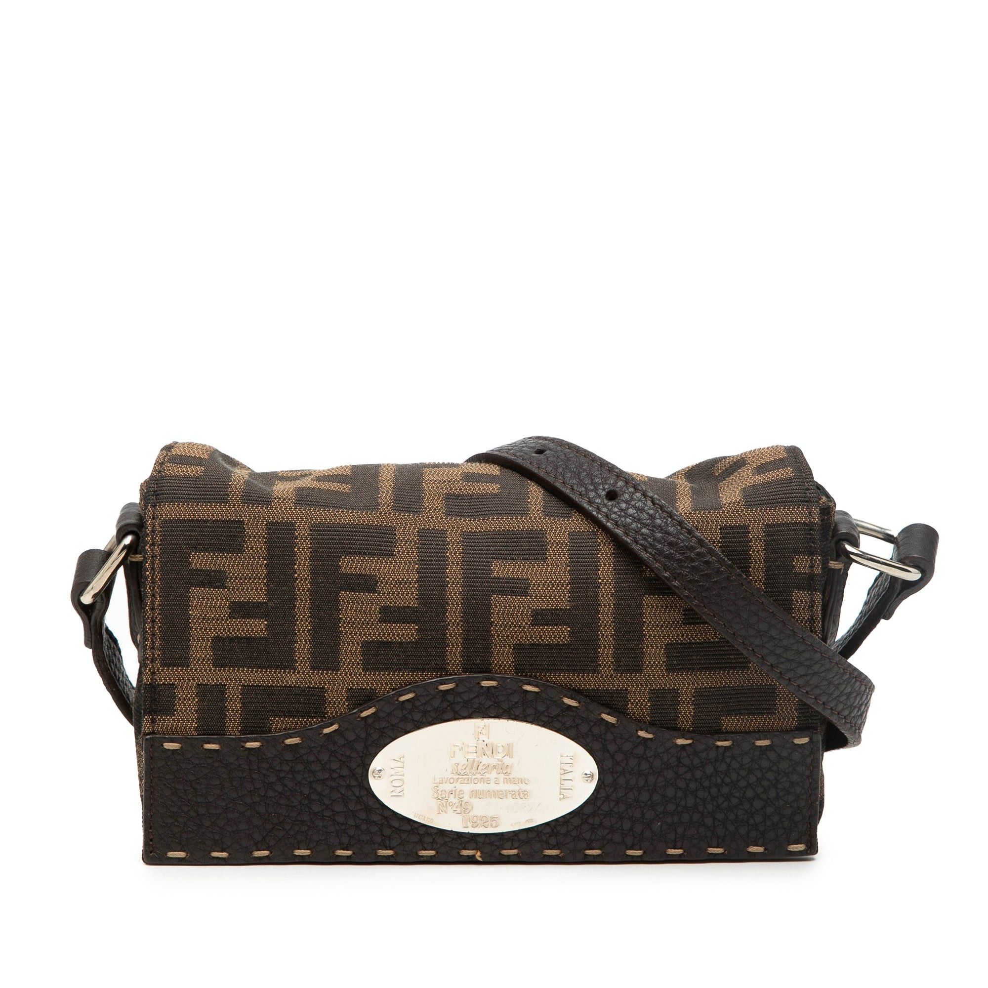 Fendi Zucca Canvas Selleria Crossbody Size ONE SIZE - 1 Thumbnail