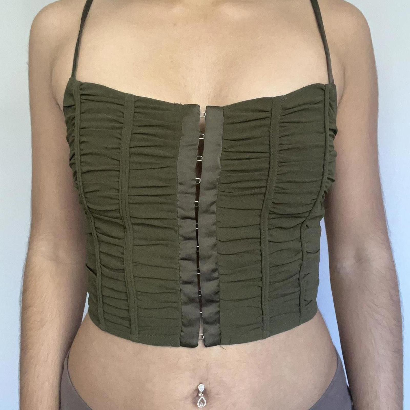 Other Green corset top #corsettop Size ONE SIZE - 1 Thumbnail