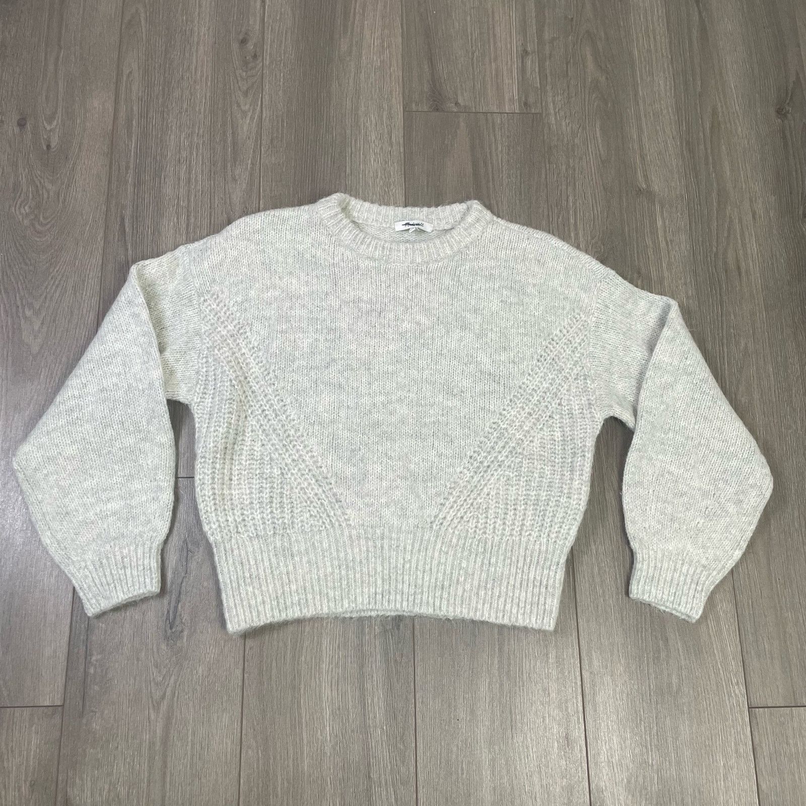 Madewell Madewell Wool Blend Crewneck Wedge Sweater US Women's XXS Size M / US 6-8 / IT 42-44 - 1 Thumbnail