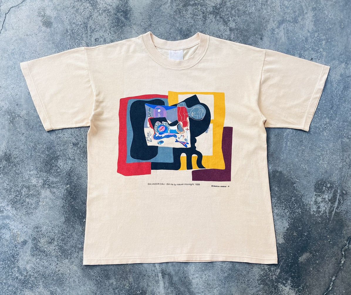 Vintage Vintage 90s Salvador Dali Art Tees Size US L / EU 52-54 / 3 - 1 Thumbnail