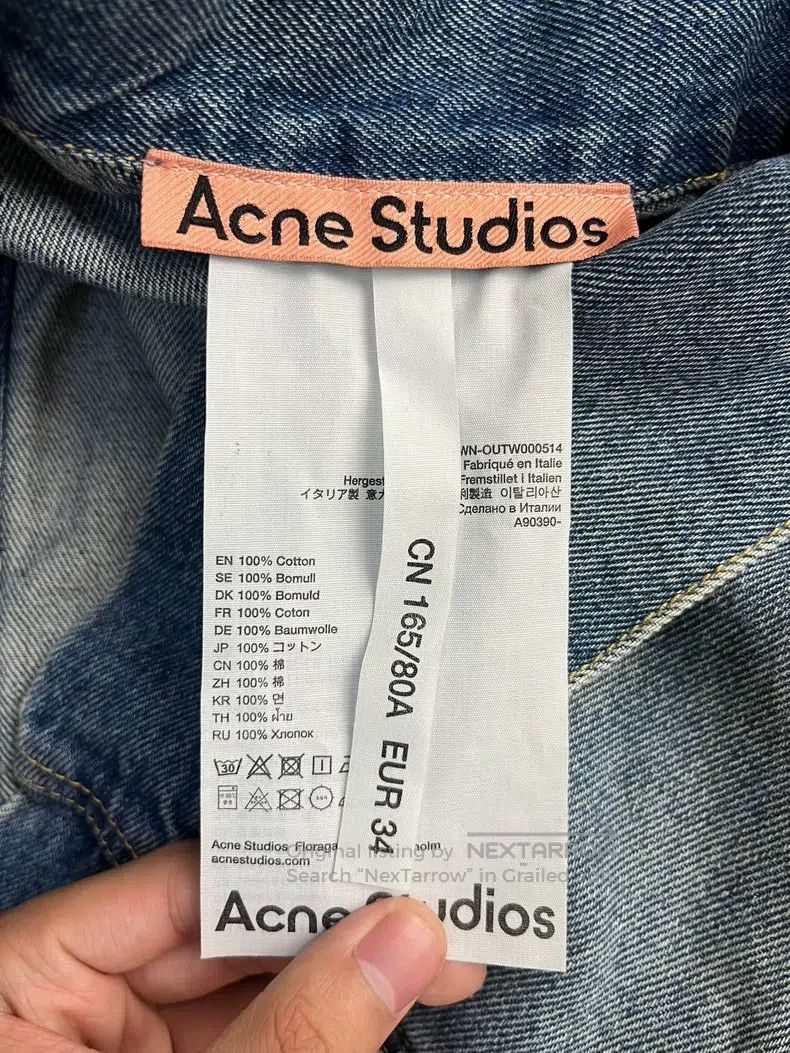 Acne Studios Acne Studios Solid Color Notched Lapel Single Breasted Str Size XXS / US 00 / IT 34 - 3 Thumbnail