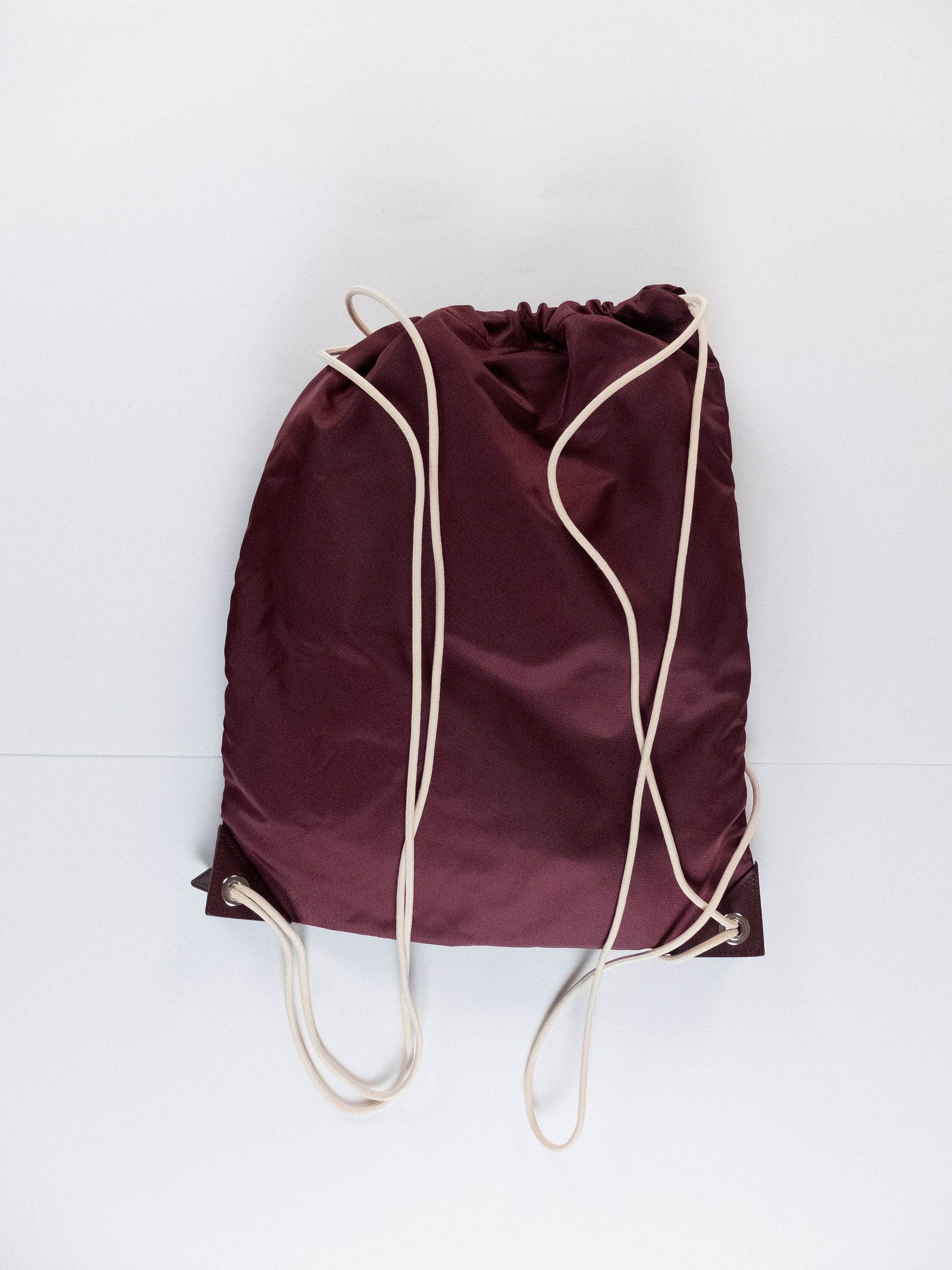 Prada PRADA burgundy Tessuto nylon drawstring backpack Size ONE SIZE - 6 Thumbnail