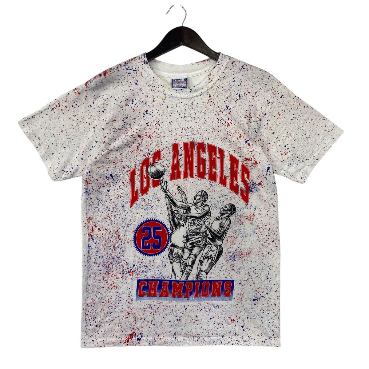 Vintage 💥VINTAGE CHAMPIONS Los Angeles 25 Basketball ovp shirt Size US M / EU 48-50 / 2 - 1 Thumbnail
