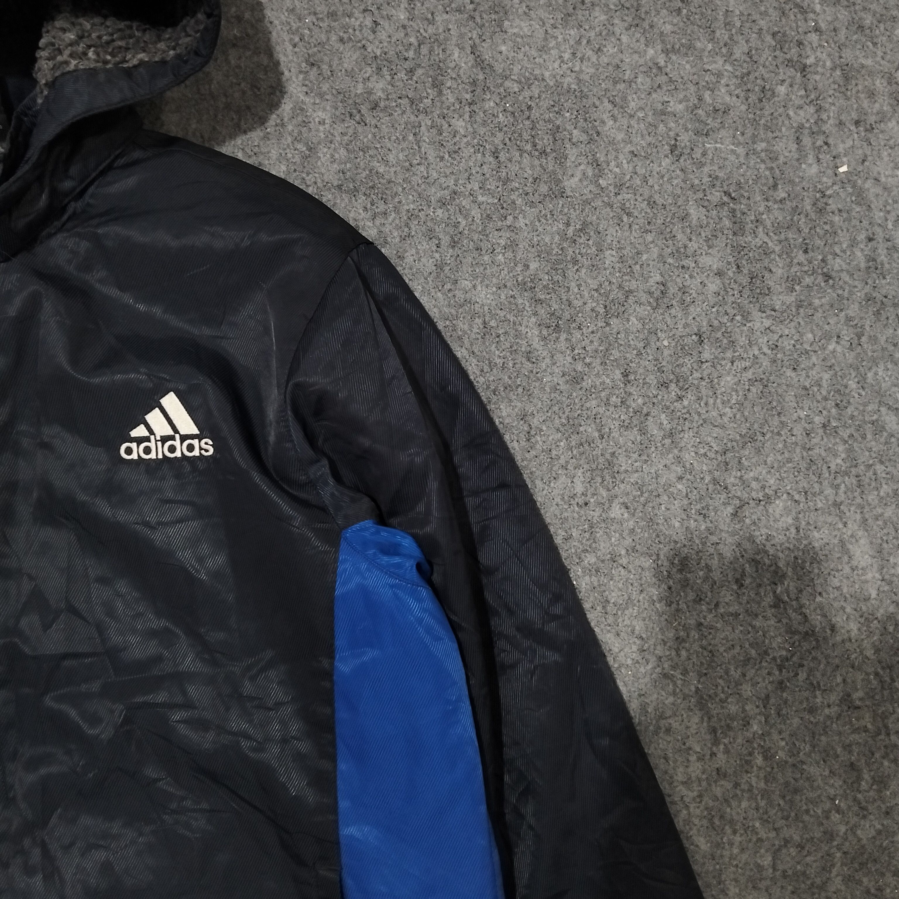 Adidas × Vintage 🔥 VTG Y2K Adidas Big Logo Japan Team Long Coat / Parka 🔥 Size US L / EU 52-54 / 3 - 13 Thumbnail