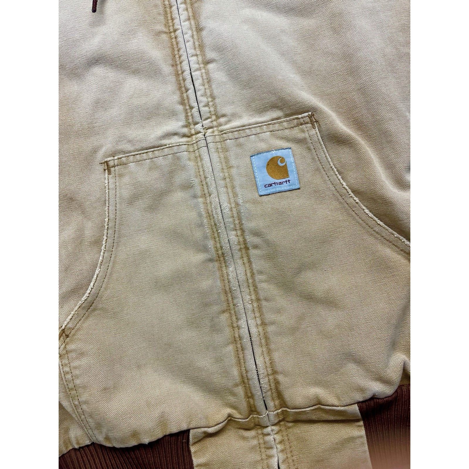 Carhartt Vtg Carhartt J130 Quilt Lined Active Jacket Sandstone Distre Size US XL / EU 56 / 4 - 3 Thumbnail