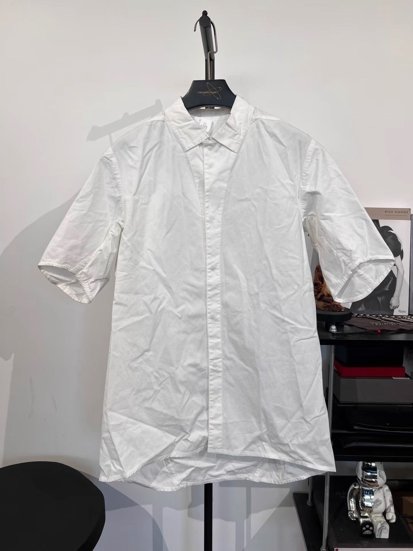 11 By Boris Bidjan Saberi 11by BBS Structured Cotton Short Sleeve Coat K35 Size US XXL / EU 58 / 5 - 1 Thumbnail
