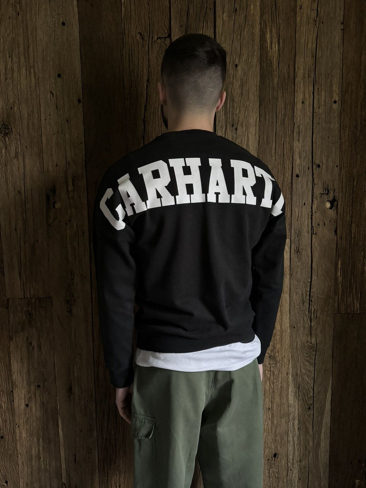 Carhartt × Carhartt Wip Carhartt WIP Tony Big Logo Sweatshirt Size US S / EU 44-46 / 1 - 1 Thumbnail