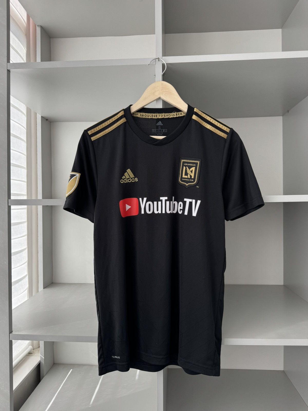 Adidas Adidas LAFC Los Angeles 2019 2020 Youtube Home Jersey DY0313 Size US S / EU 44-46 / 1 - 1 Thumbnail