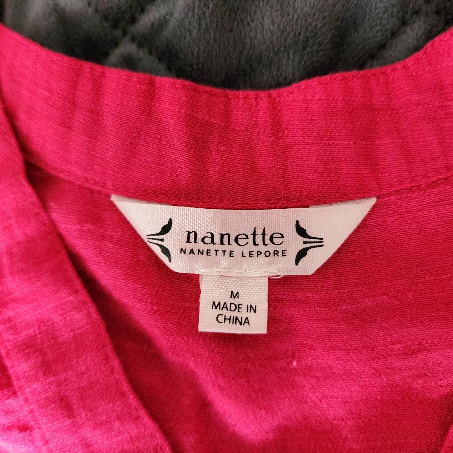 Nanette Lepore Nanette Lepore Womens Button-Up Shirt Sleeveless Top Pink M Size M / US 6-8 / IT 42-44 - 2 Thumbnail