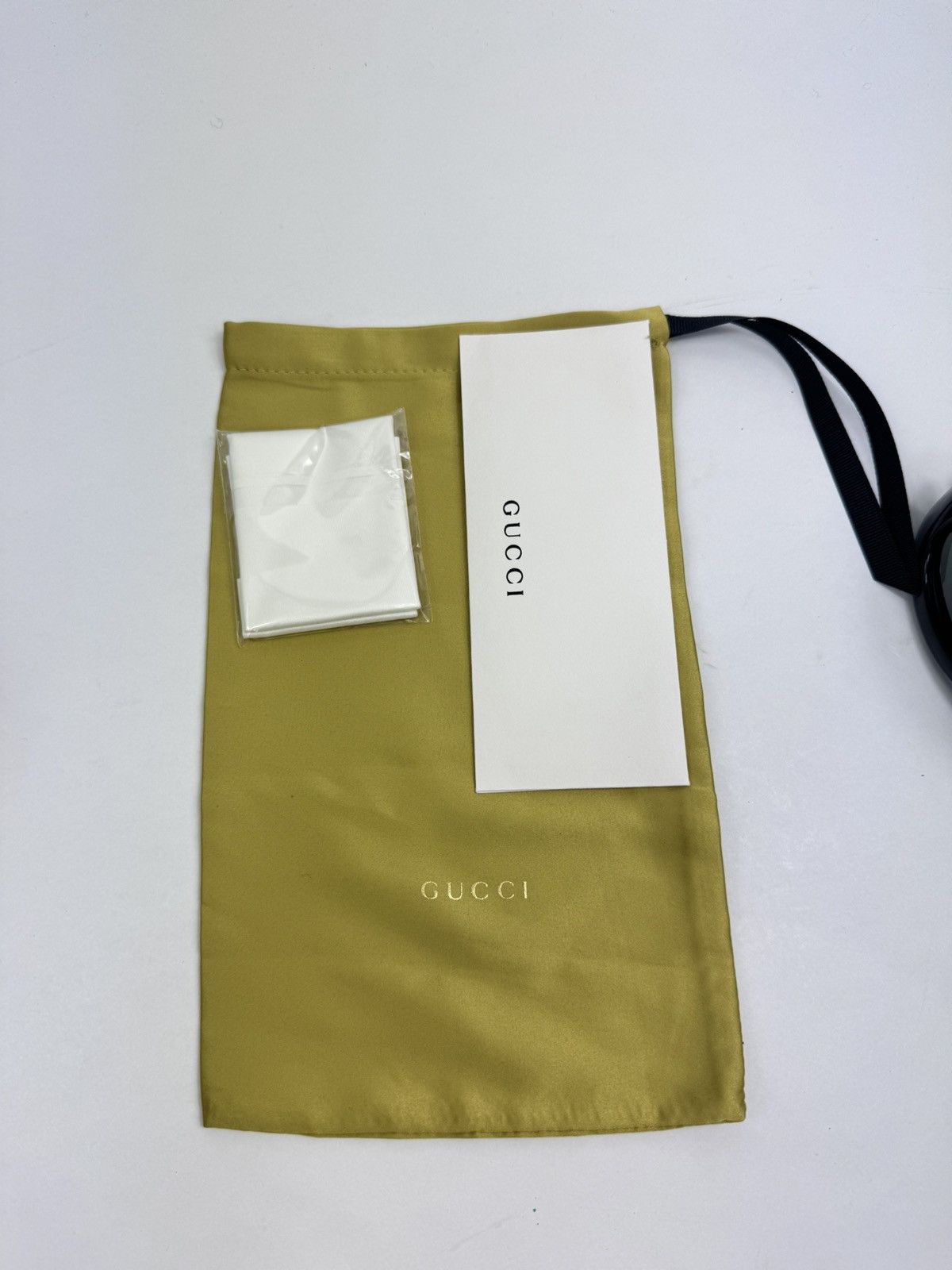 Gucci GUCCI LOGO SQAURE TINTED SUNGLASSES Size ONE SIZE - 11 Thumbnail