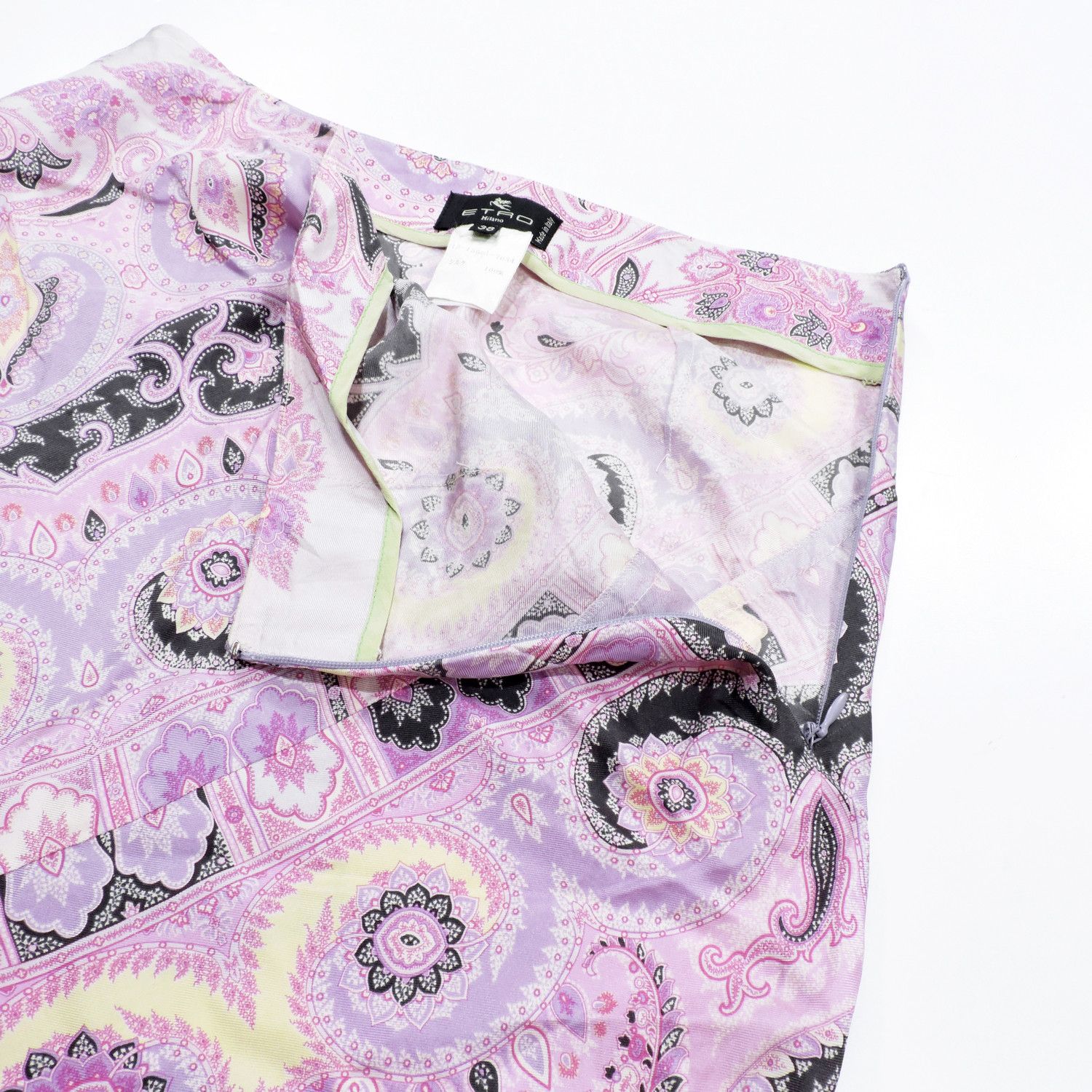 Etro ETRO SILK PAISLEY MINI SKIRT Size 26" / US 2 / IT 38 - 9 Thumbnail