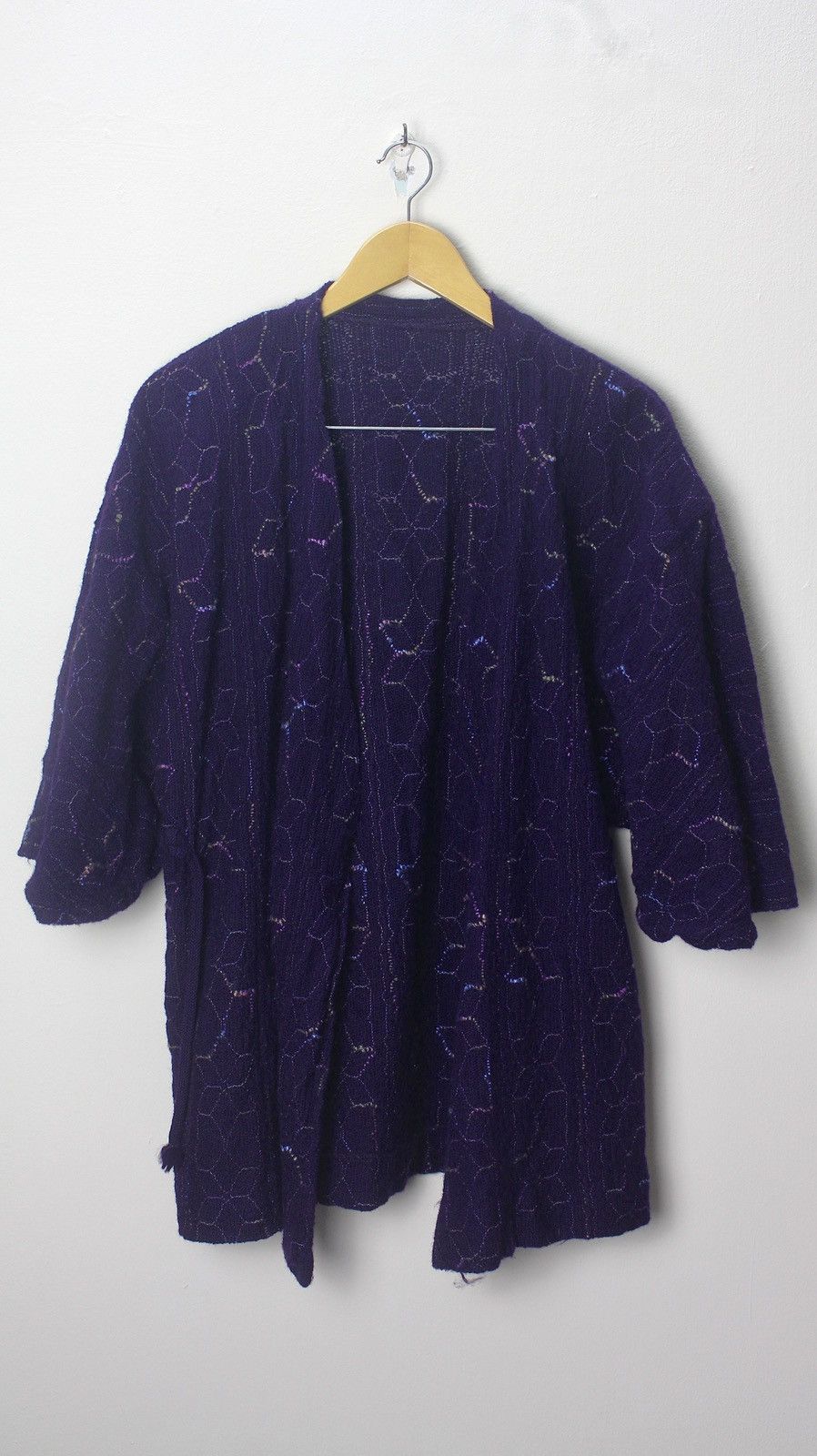 Sashiko Knits Mens Haori Kimono Cardigan Jacket