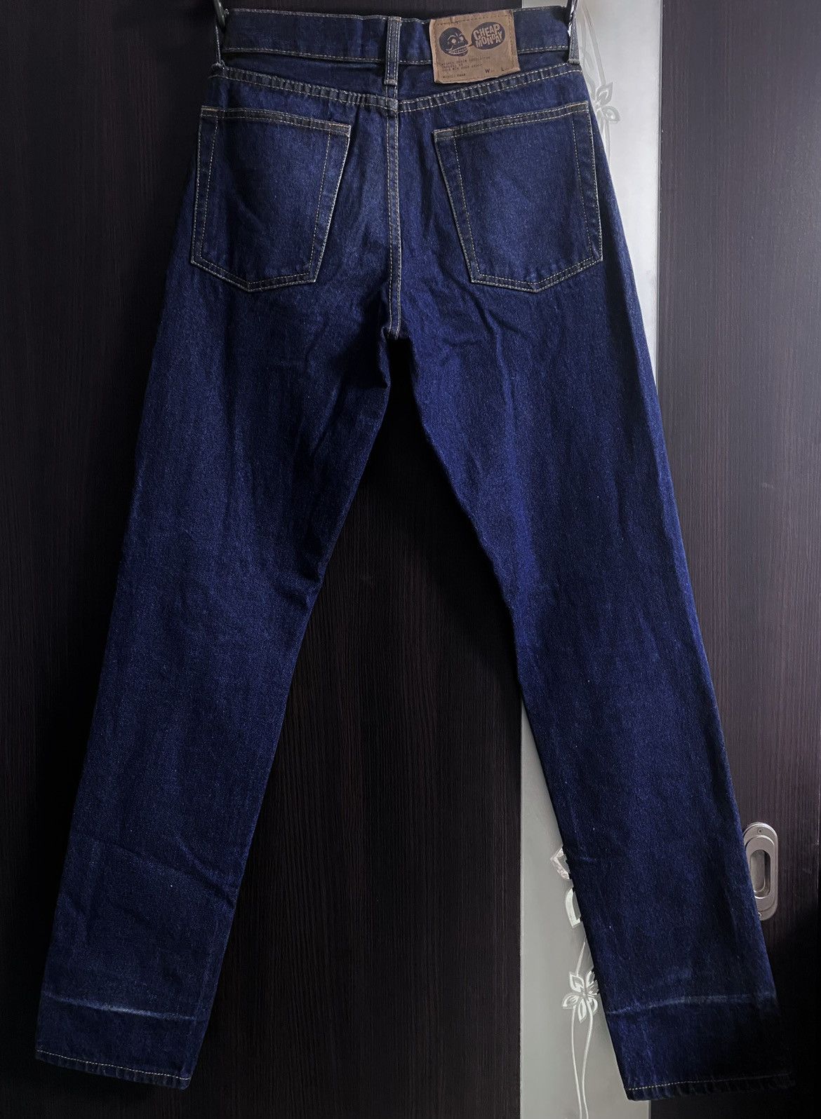 Cheap Monday Cheap Monday Four Rinse Wash Cotton Navy Jeans Thick Denim Size 29" - 3 Thumbnail