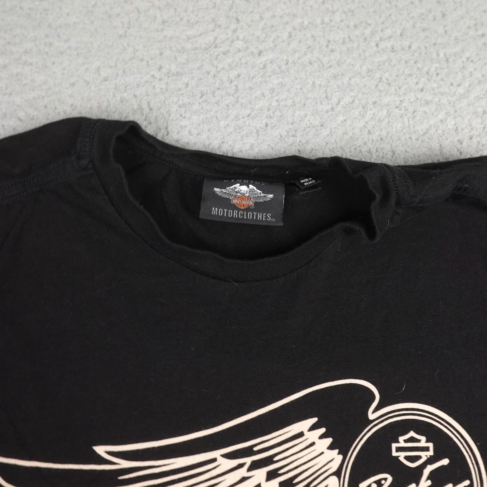 Harley Davidson Harley-Davidson Shirt Mens 2XL Black Ride Free Wing Logo Graphic Short Sleeve T-Shirt Mens Size US XXL / EU 58 / 5 - 6 Thumbnail