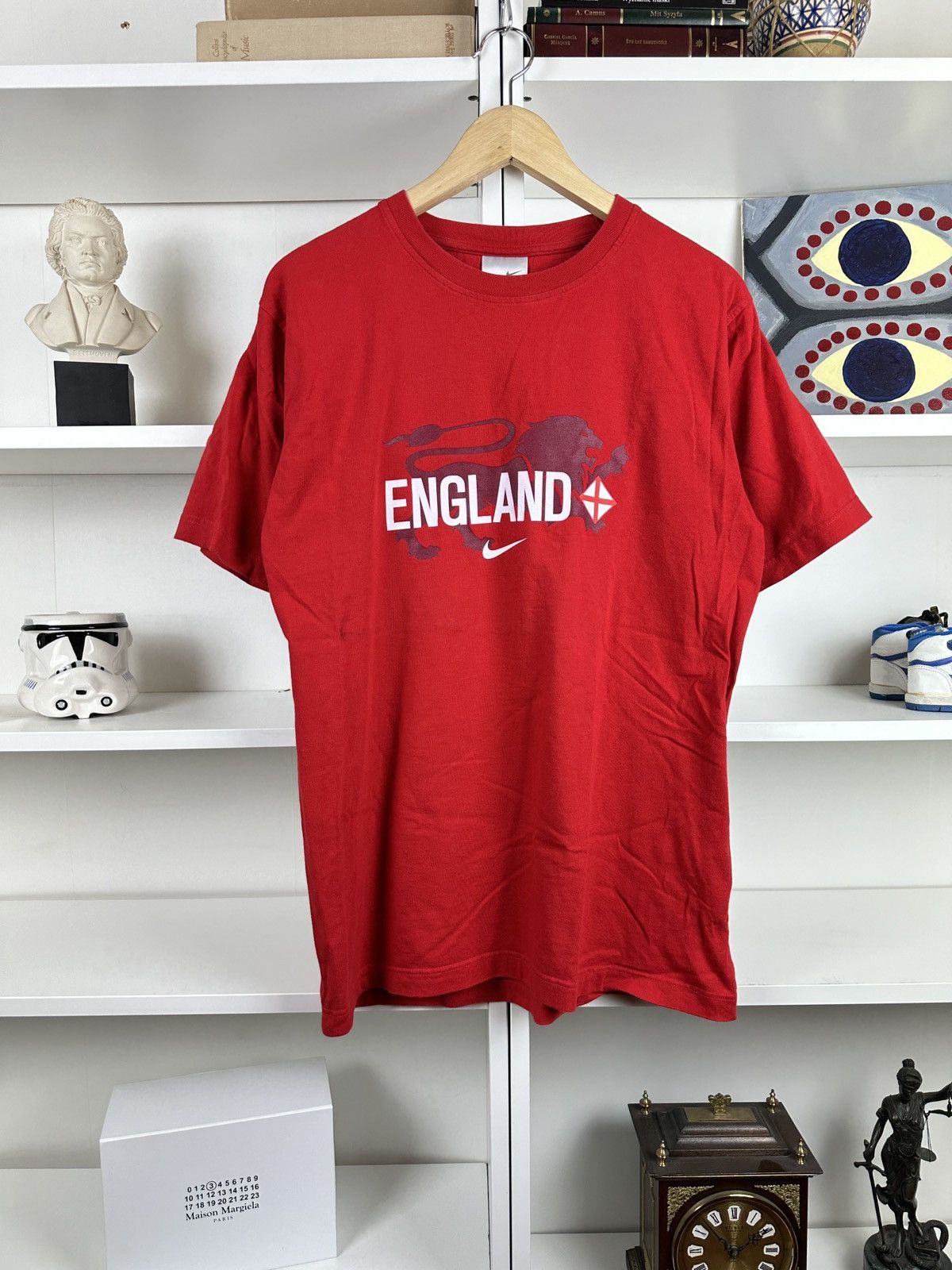 Nike Nike Rooney #9 england 2000s tee t-shirt Size US M / EU 48-50 / 2 - 2 Thumbnail