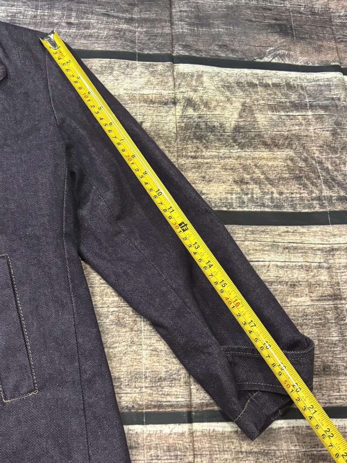 Gap VTG Gap Pea Coat Jacket Women's XS Denim Cotton Purple Size XS / US 0-2 / IT 36-38 - 12 Thumbnail