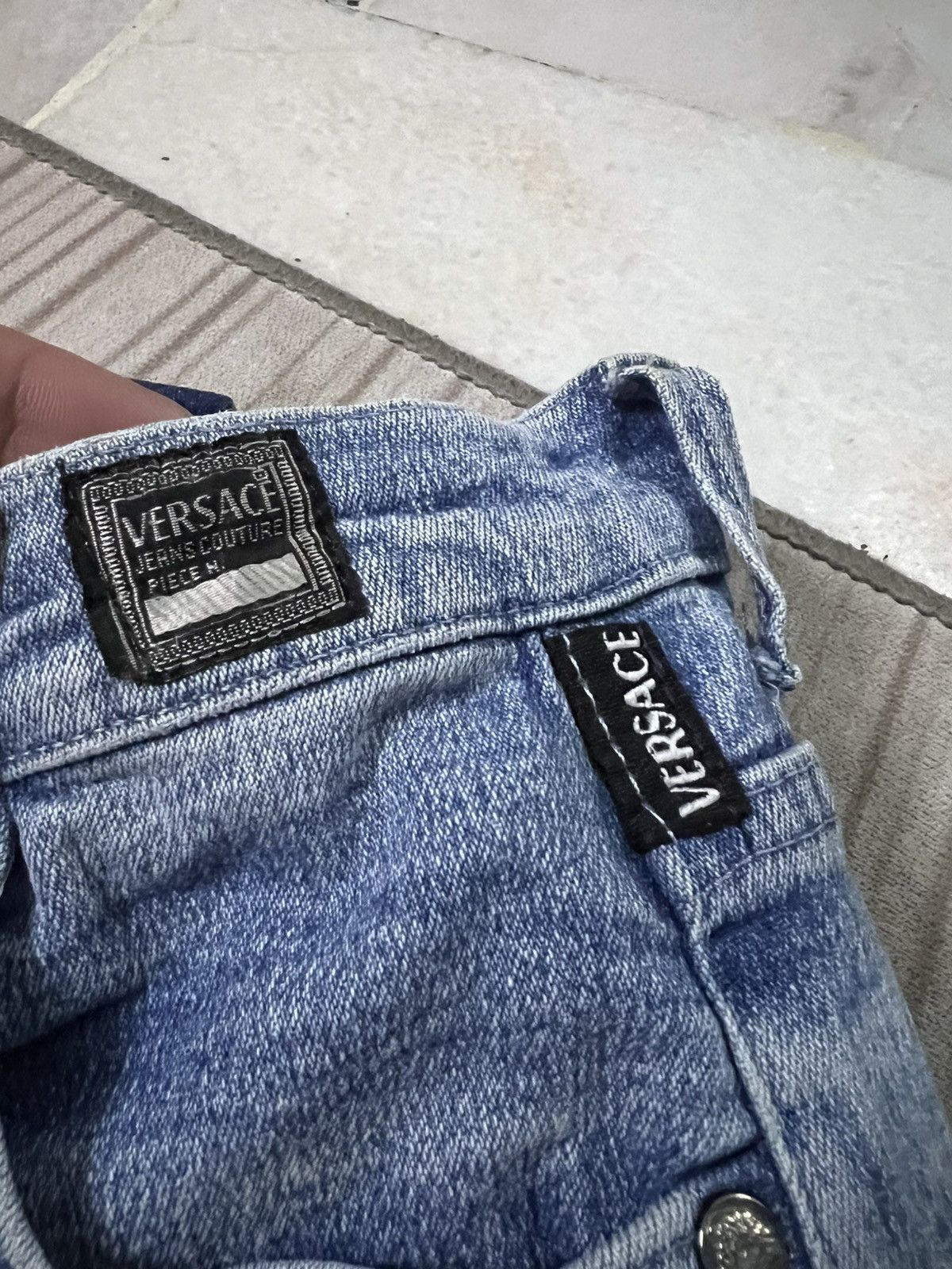 Versace Jeans Couture 💥Versace Jean Couture Faded Jean Size 26" / US 2 / IT 38 - 15 Thumbnail