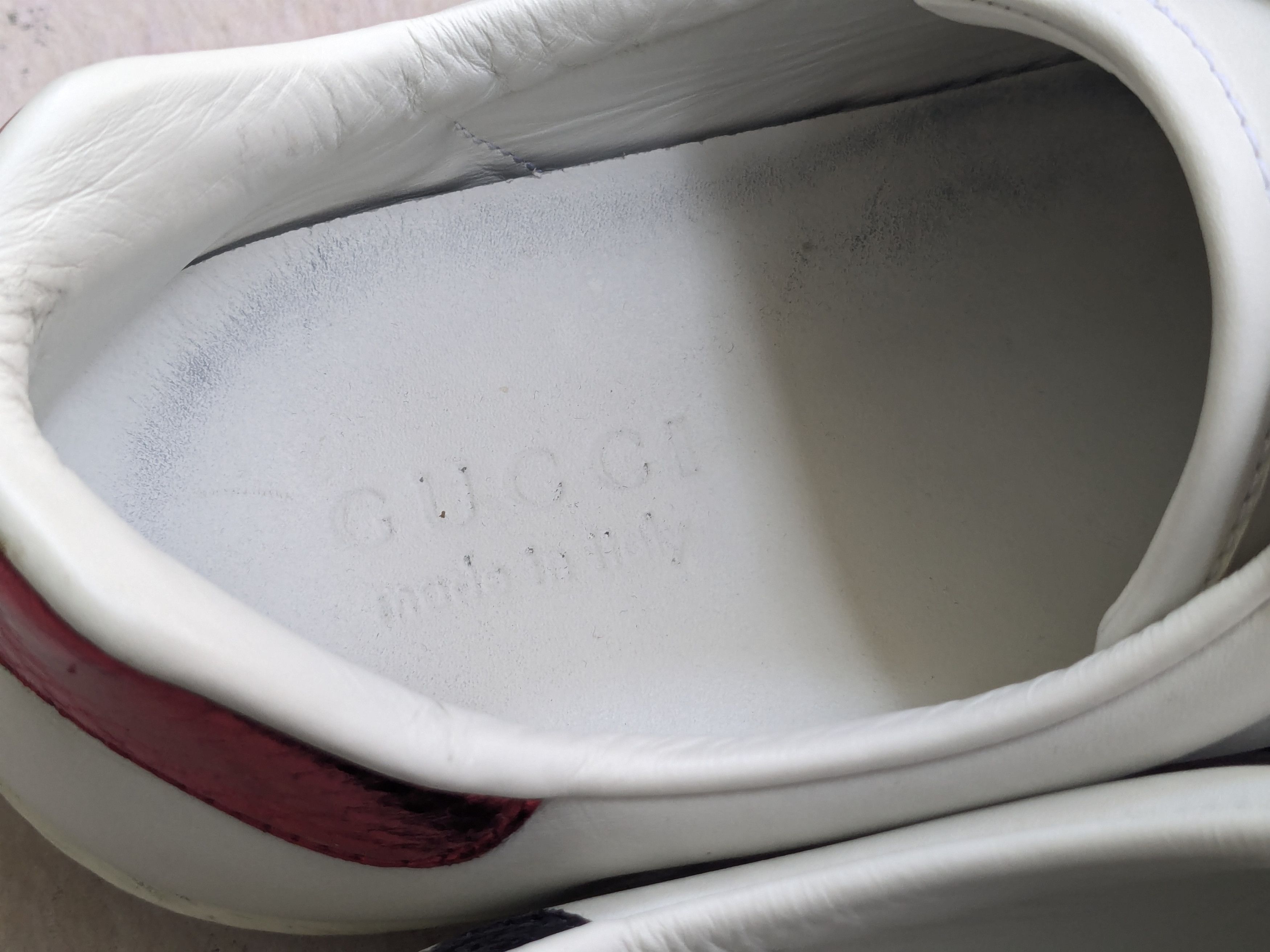 Gucci Gucci Ace Sneakers Cat 9 Logo Low Tops 477107 Size US 9 / EU 42 - 8 Thumbnail