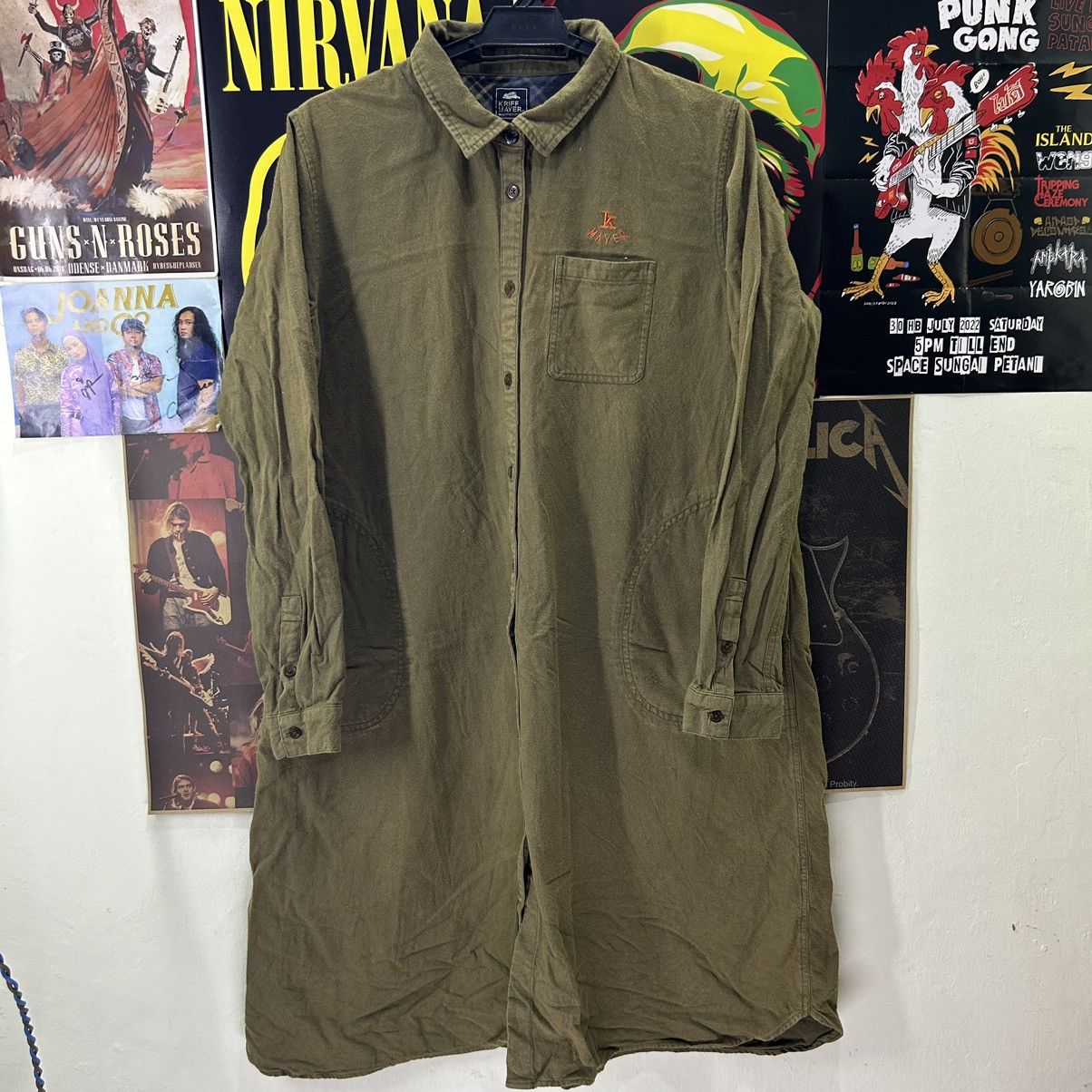 Vintage Vintage Kriff Mayer Shirt Dress Size L / US 10 / IT 46 - 2 Thumbnail