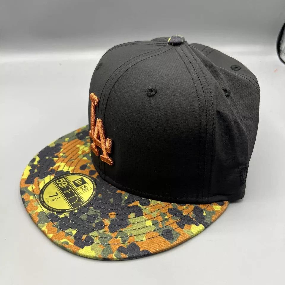 New Era Los Angeles LA Dodgers Hat Men 7 1/4 59Fifty New Era Fitted Size ONE SIZE - 2 Thumbnail