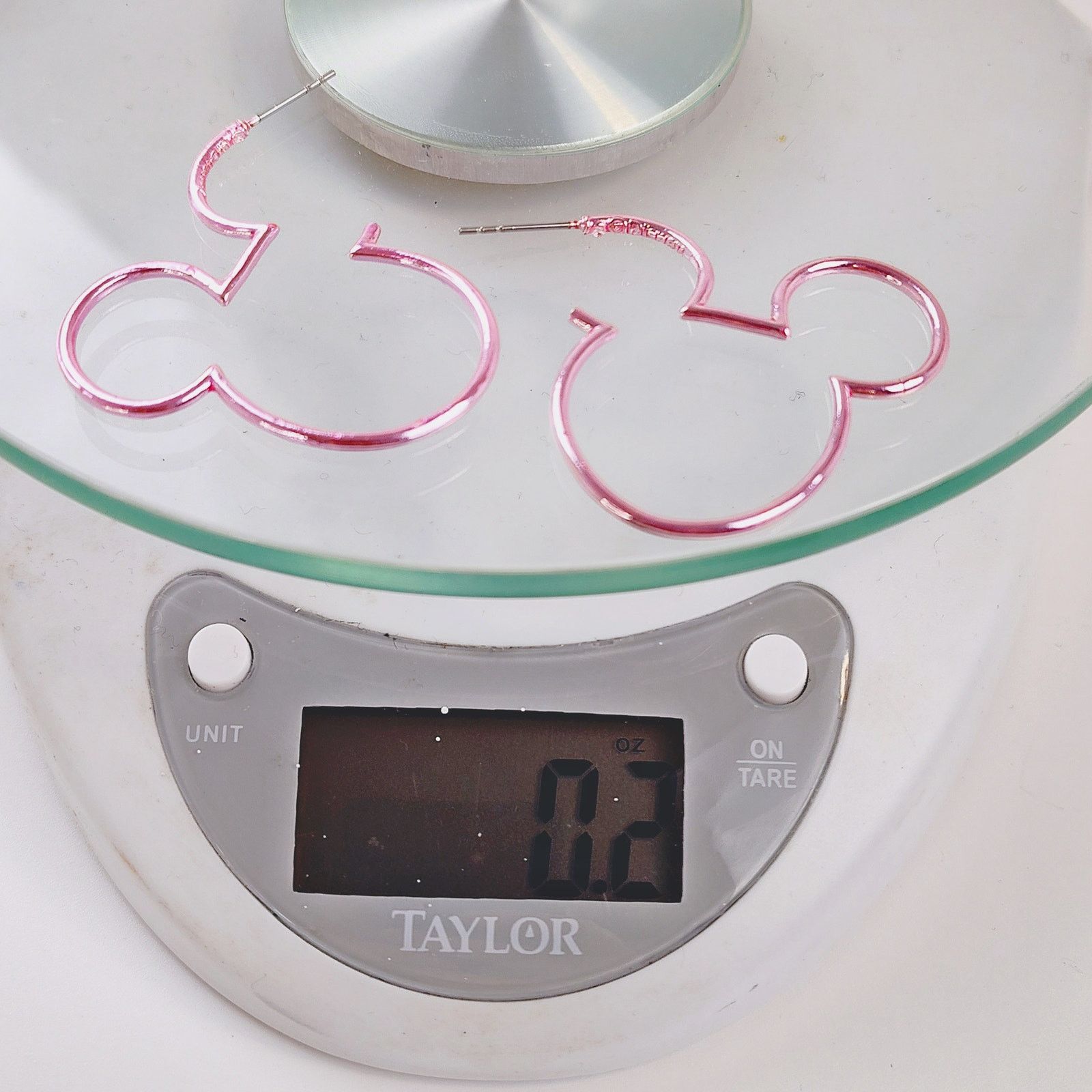 Disney Disney x BaubleBar Mickey Mouse Pink Hoop Earrings NIB Size ONE SIZE - 8 Thumbnail