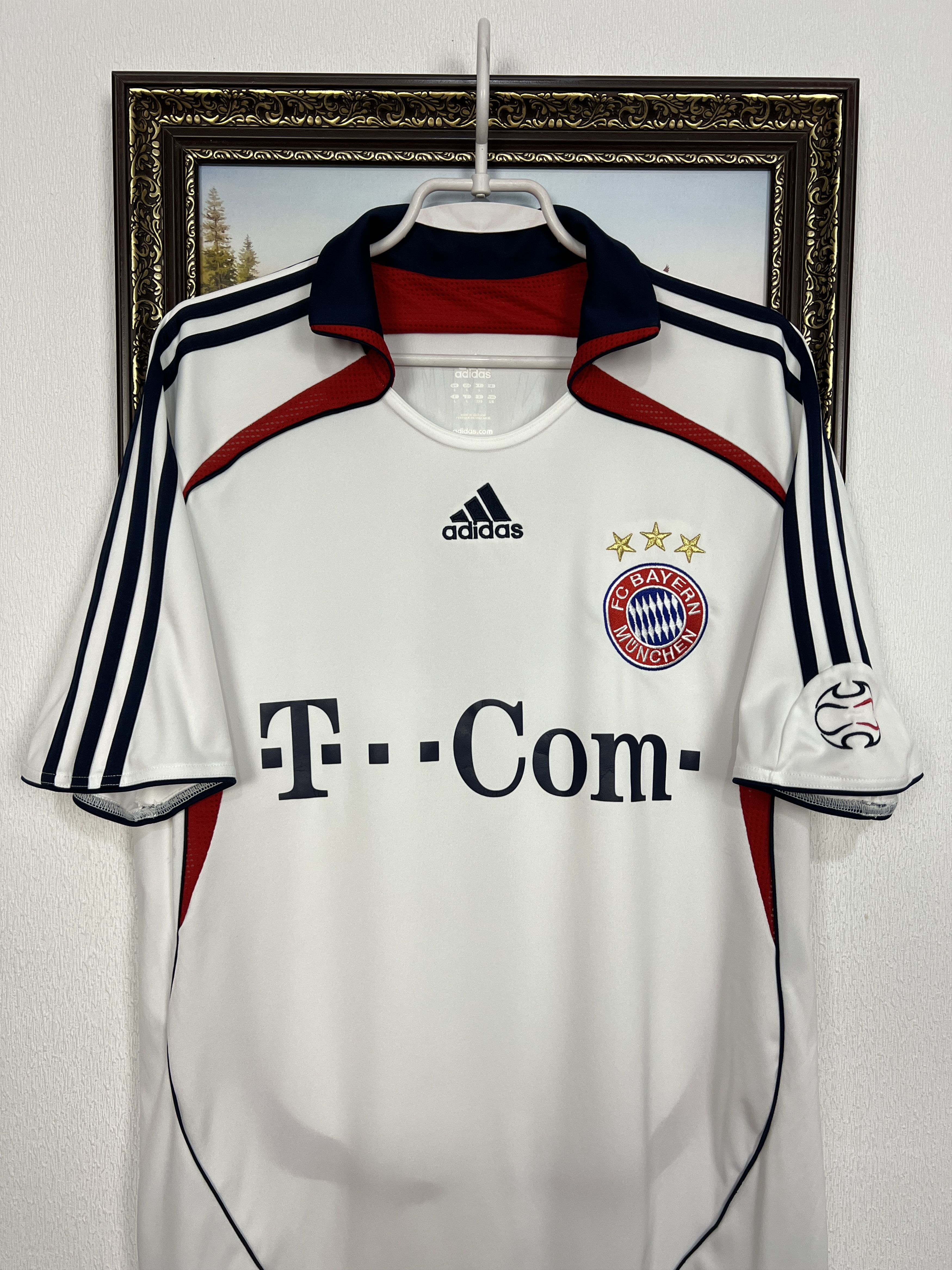Adidas Bayern Munich Away football shirt 2006 Soccer Jersey Trikot Size US L / EU 52-54 / 3 - 2 Thumbnail
