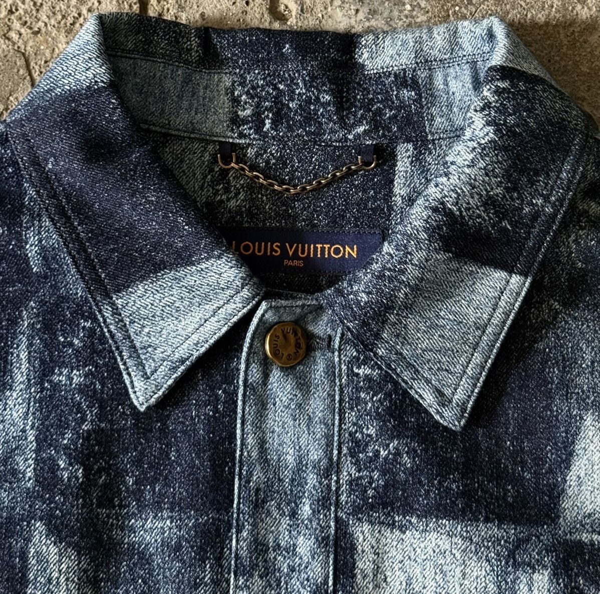 Louis Vuitton Louis Vuitton - Virgil Abloh - Pre Fall 2021 - Damier Denim Size US XL / EU 56 / 4 - 9 Thumbnail
