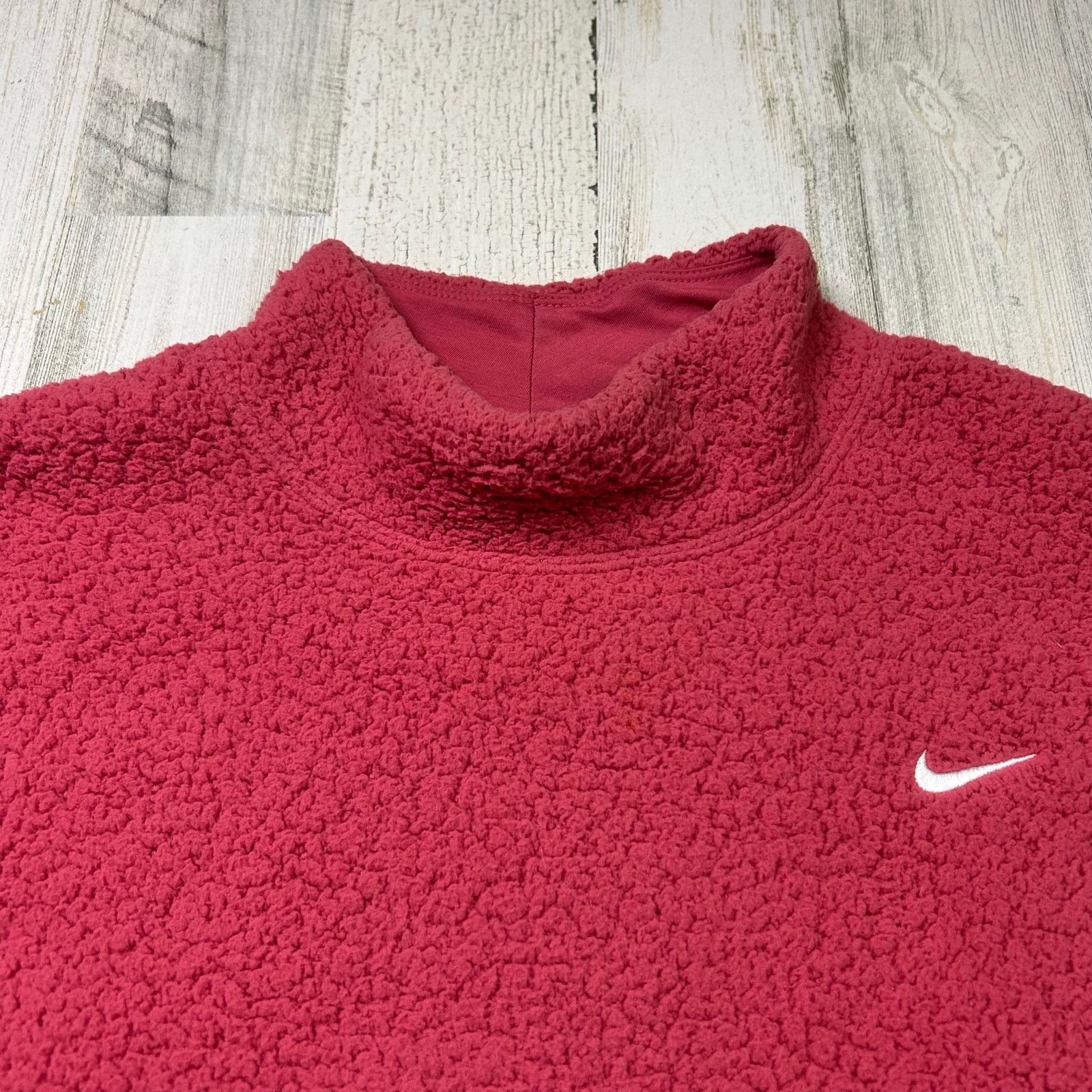 Nike Nike Phoenix Plush Fleece Mock-Neck Serpa Sweater Size L / US 10 / IT 46 - 2 Thumbnail