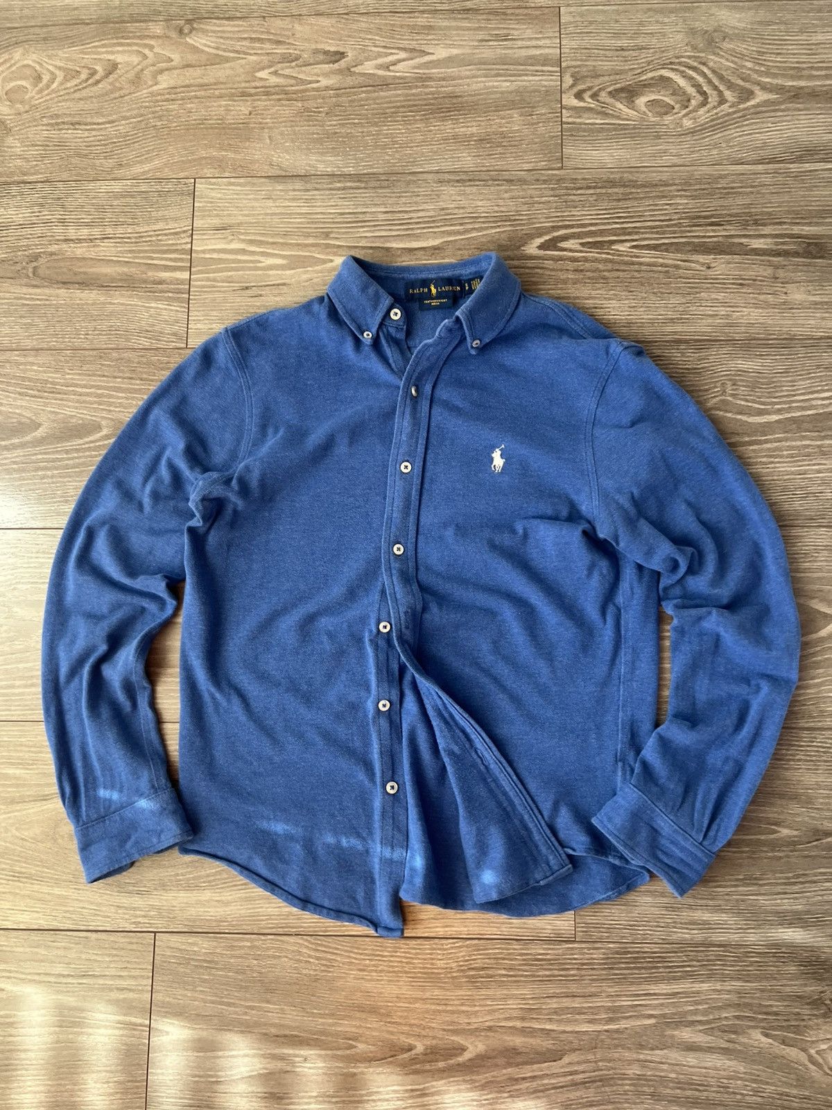 Polo Ralph Lauren ‼️Polo Ralph Lauren Featherweight Mesh Cotton Classic Shirt‼️ Size US S / EU 44-46 / 1 - 4 Thumbnail