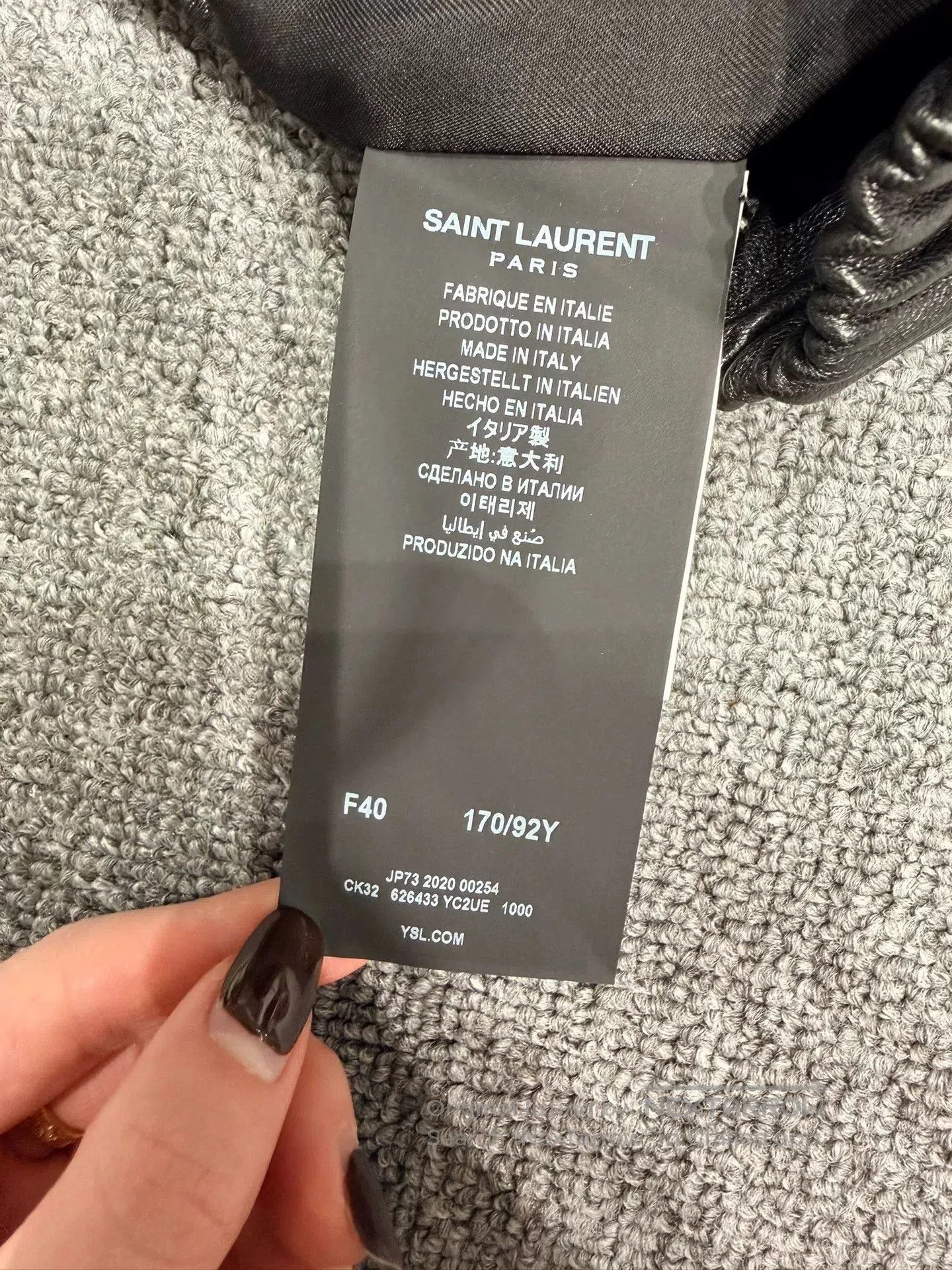 Saint Laurent Paris Saint Laurent Leather Shorts. Size 39" - 6 Thumbnail